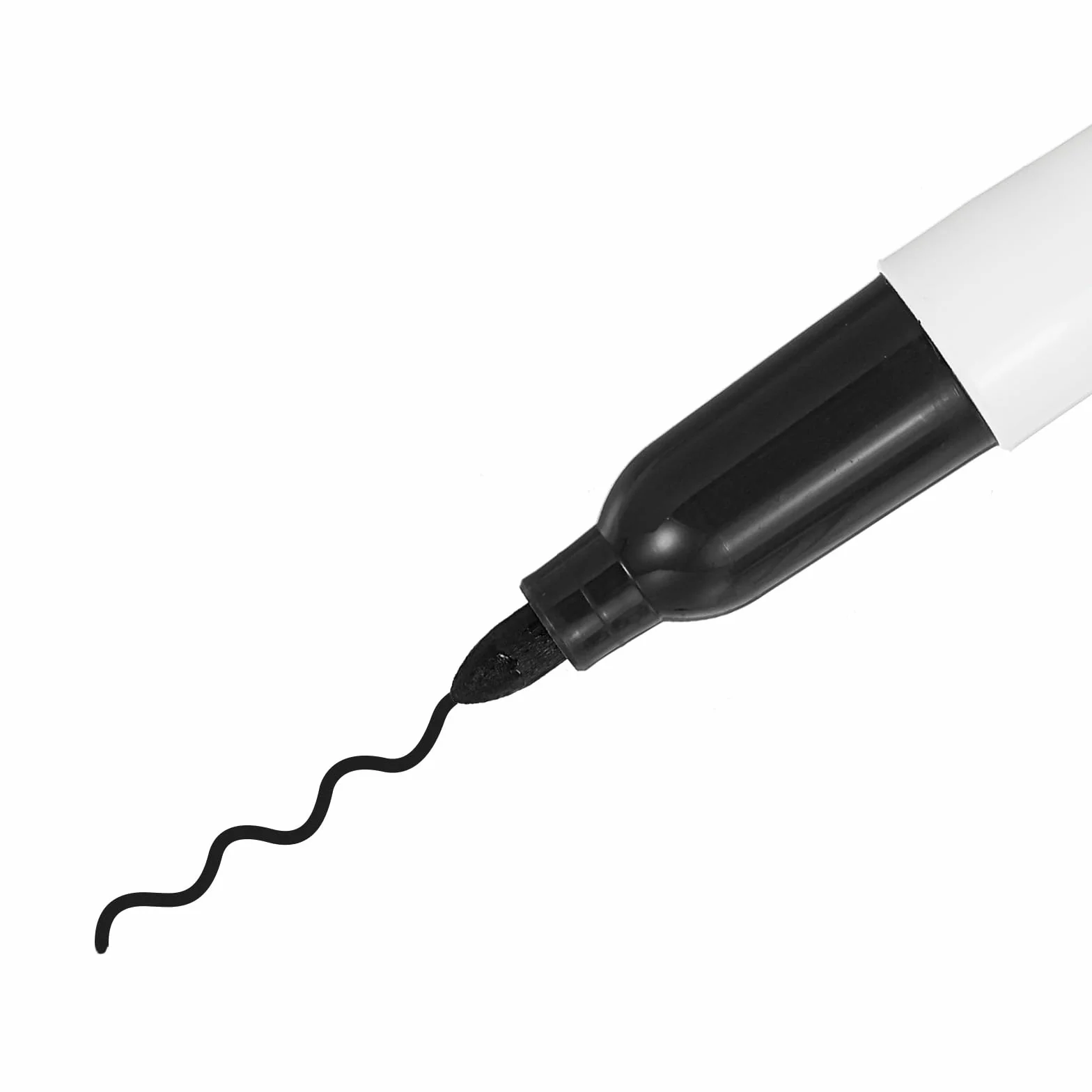 YOKIVE 2 Pezzi Mini Pennarelli Permanenti per Palline da Golf con Portachiavi Nero