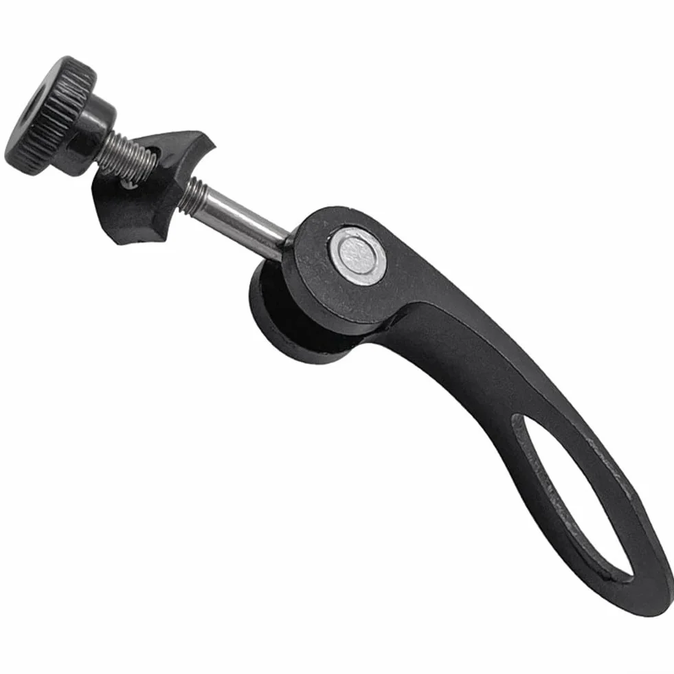 Morsetto a sgancio rapido per reggisella bicicletta M5 x 45 mm lega di alluminio nero