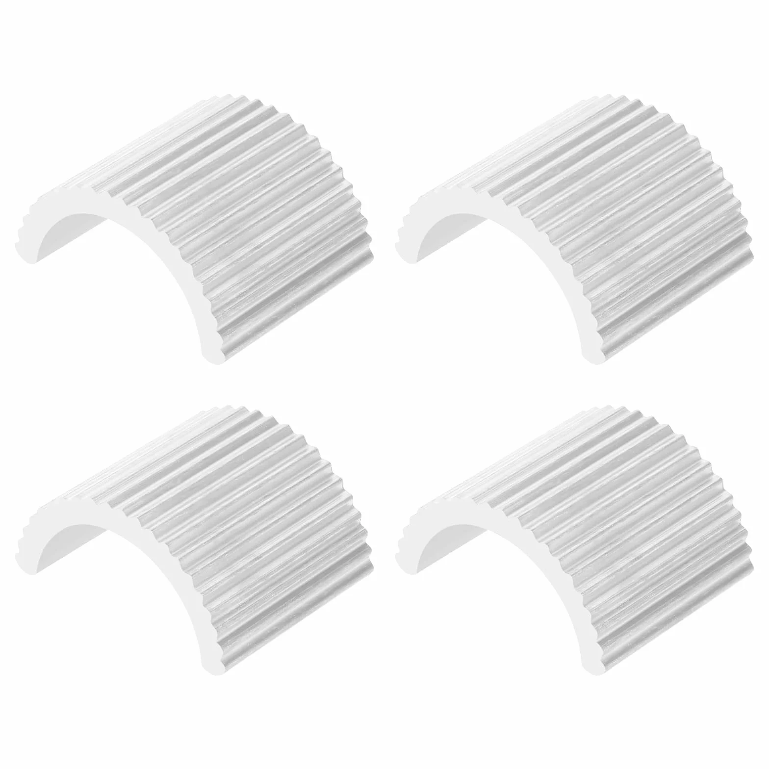 4 Pezzi In Lega Di Alluminio Manubrio Bicicletta Spessori Moto Manubrio Spacer Conversione Rondelle Conversione 28mm A 22mm Guarnizione Argento