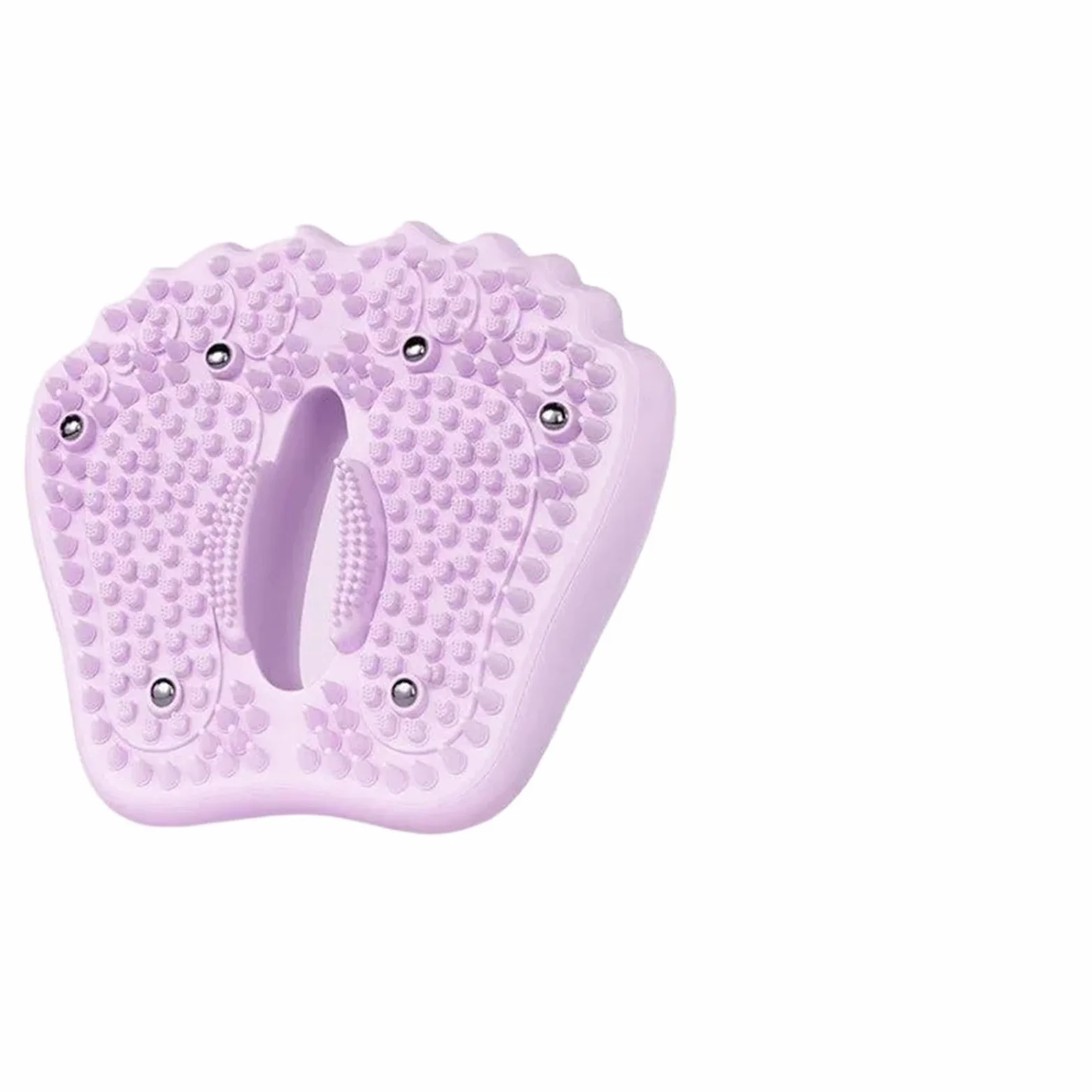 Tappetino for massaggio ai piedi for uso domestico Tappetino for punti di digitopressione Stepper in pietra antiscivolo(Light purple)