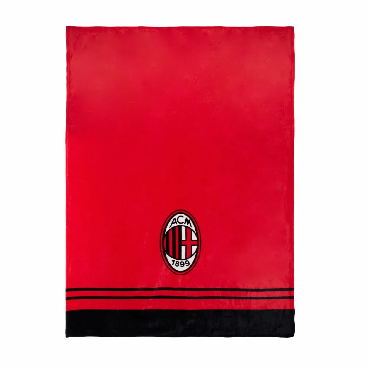 AC Milan Coperta Plaid Morbida 200x150 cm