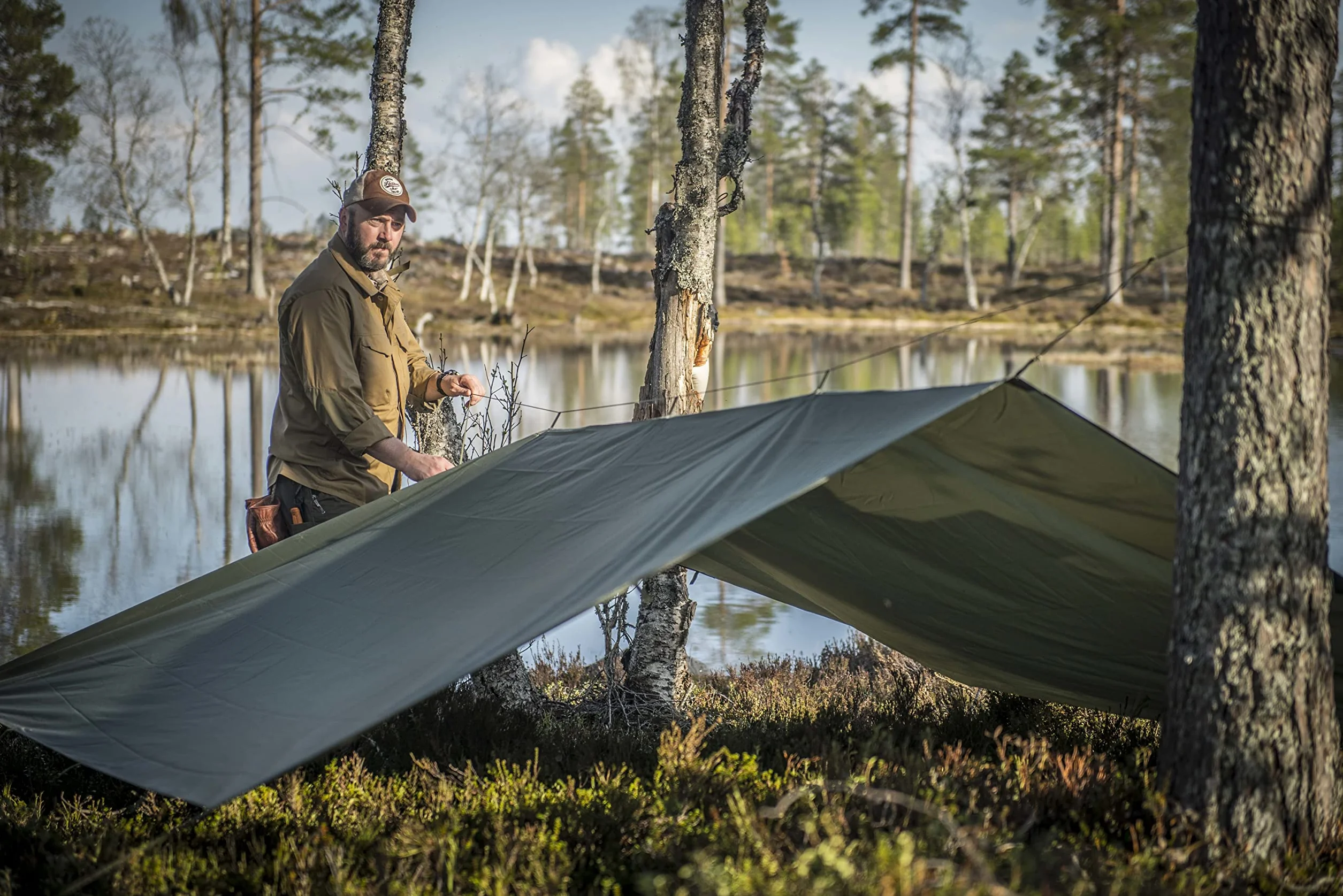 Helikon-Tex Supertarp Polish Woodland Bushcraft Line