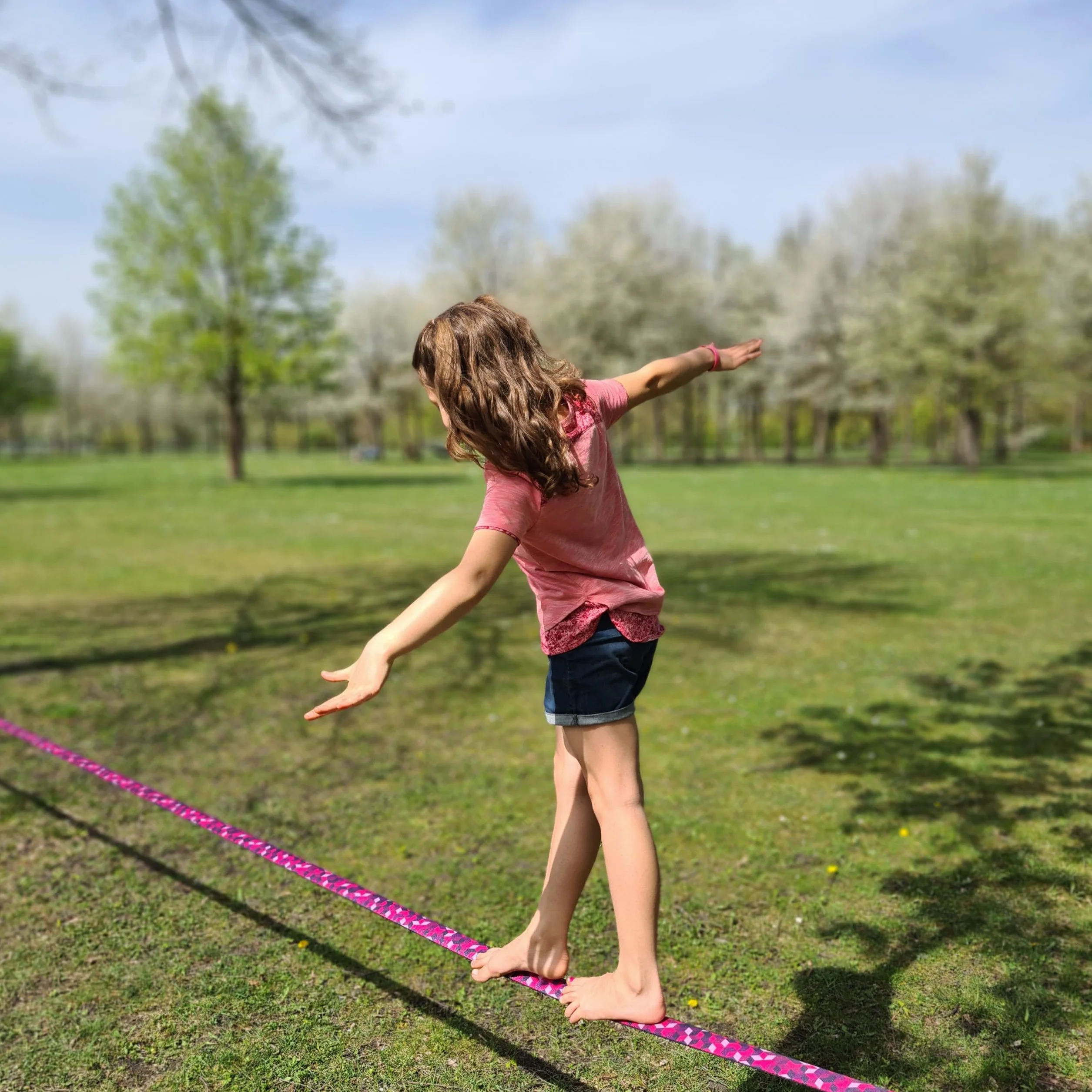 Slackline 15 m 25 m 35 m 5 cm Cubi Fantasia Borsa Protezione Albero Cricchetto
