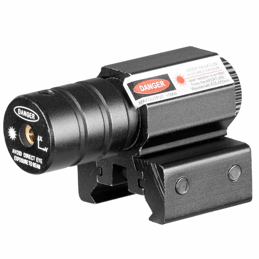 ACEXIER Gamma 50-100m Pistola mirino laser a punto rosso 635-655nm Picatinny 11mm 20mm