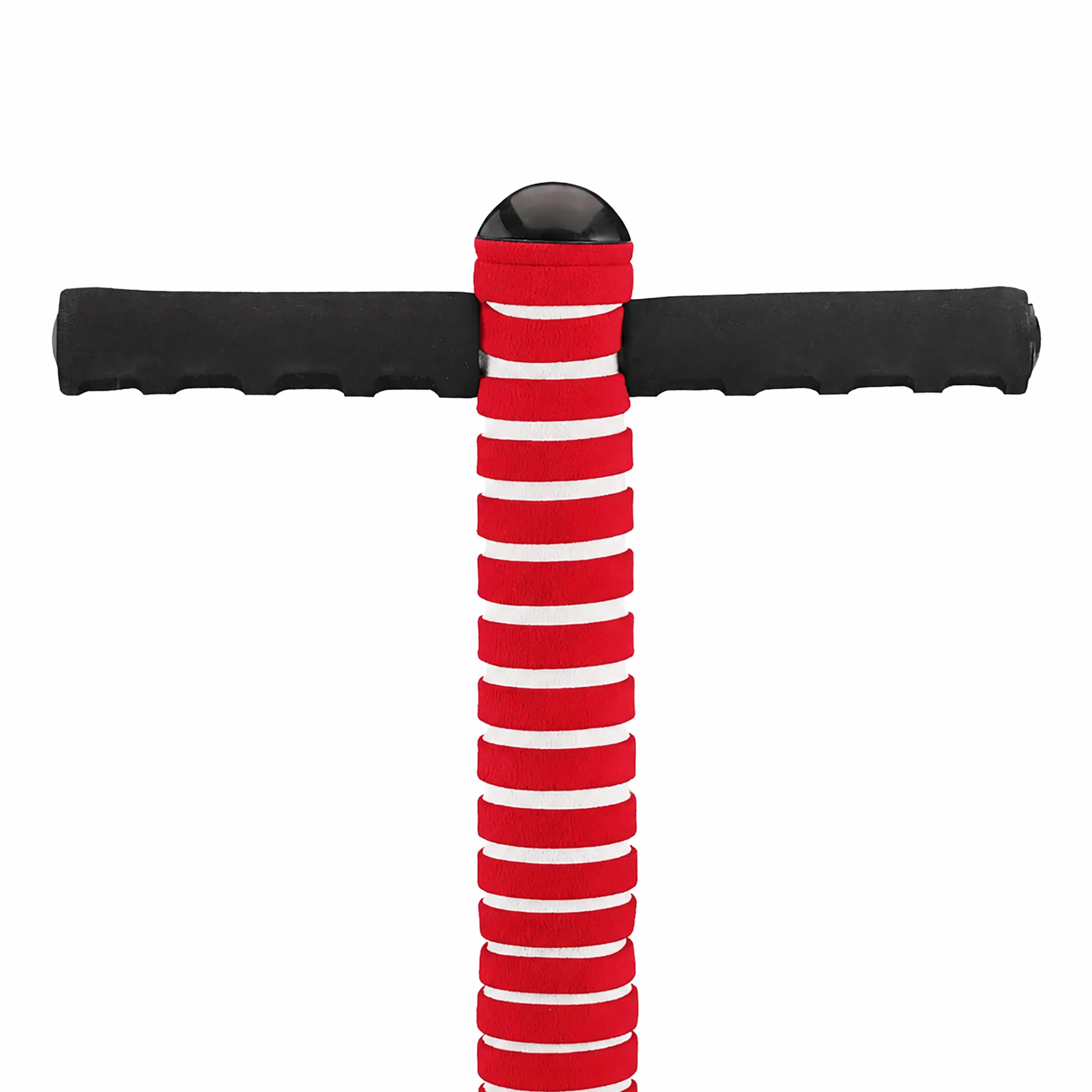 Relaxdays Salterello per Bambini Pogo Stick, Max 35 kg, Acciaio Inox, Rosso
