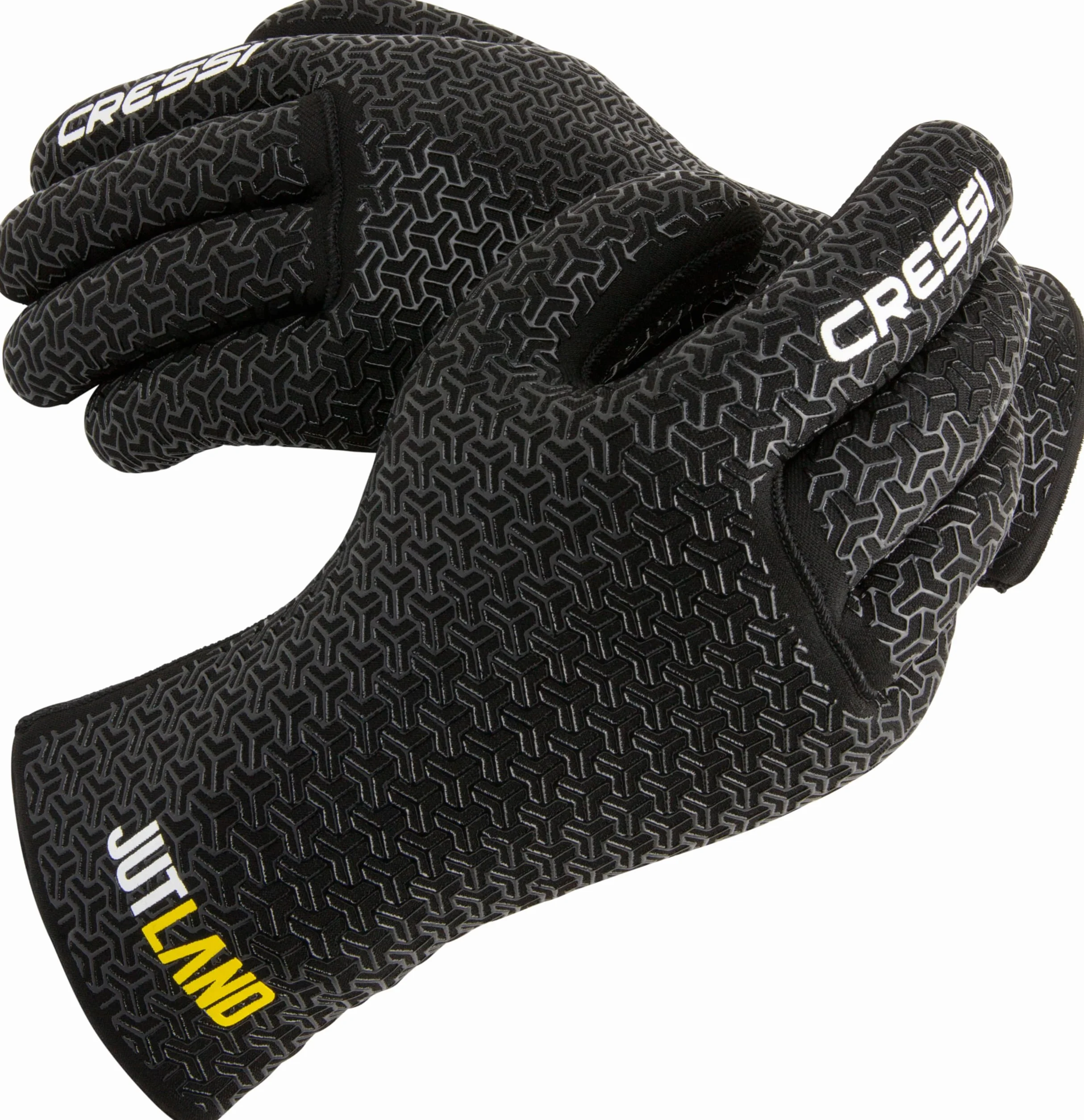 CRESSI Jutland Gloves 5mm - Guanti per Immersione in Neoprene Nero 5mm Ultra Grip System, Adulto Unisex