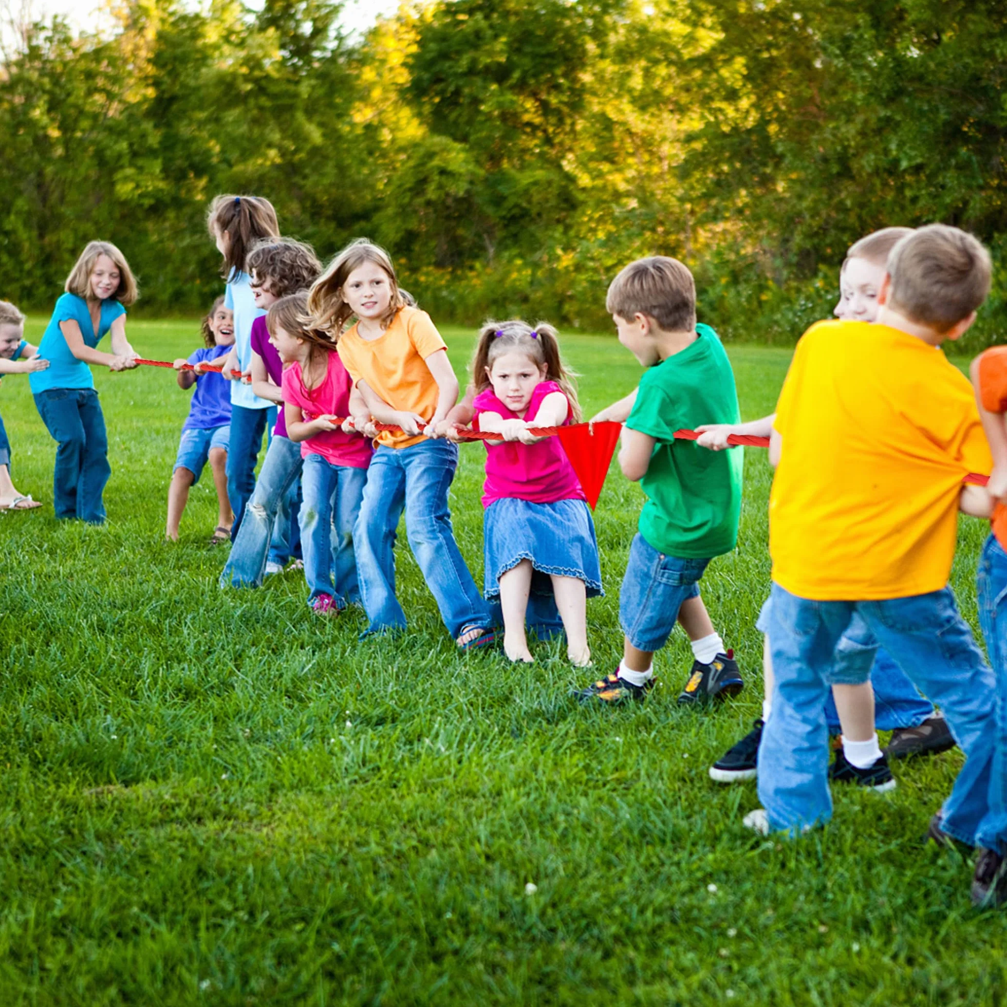 Lubibi Gioco di Corda per Tiro alla Fune 6M, Kit Giochi all'Aperto per Bambini e Adulti, Tug of War con Medaglie
