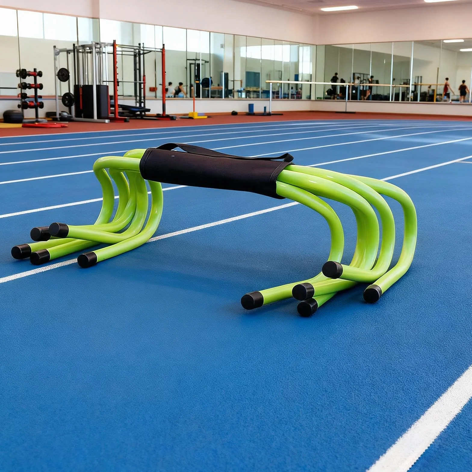 TISHITA 5 Pezzi Ostacoli Agilità Hurdles Allenamento Velocità PP 15 cm Calcio Tennis