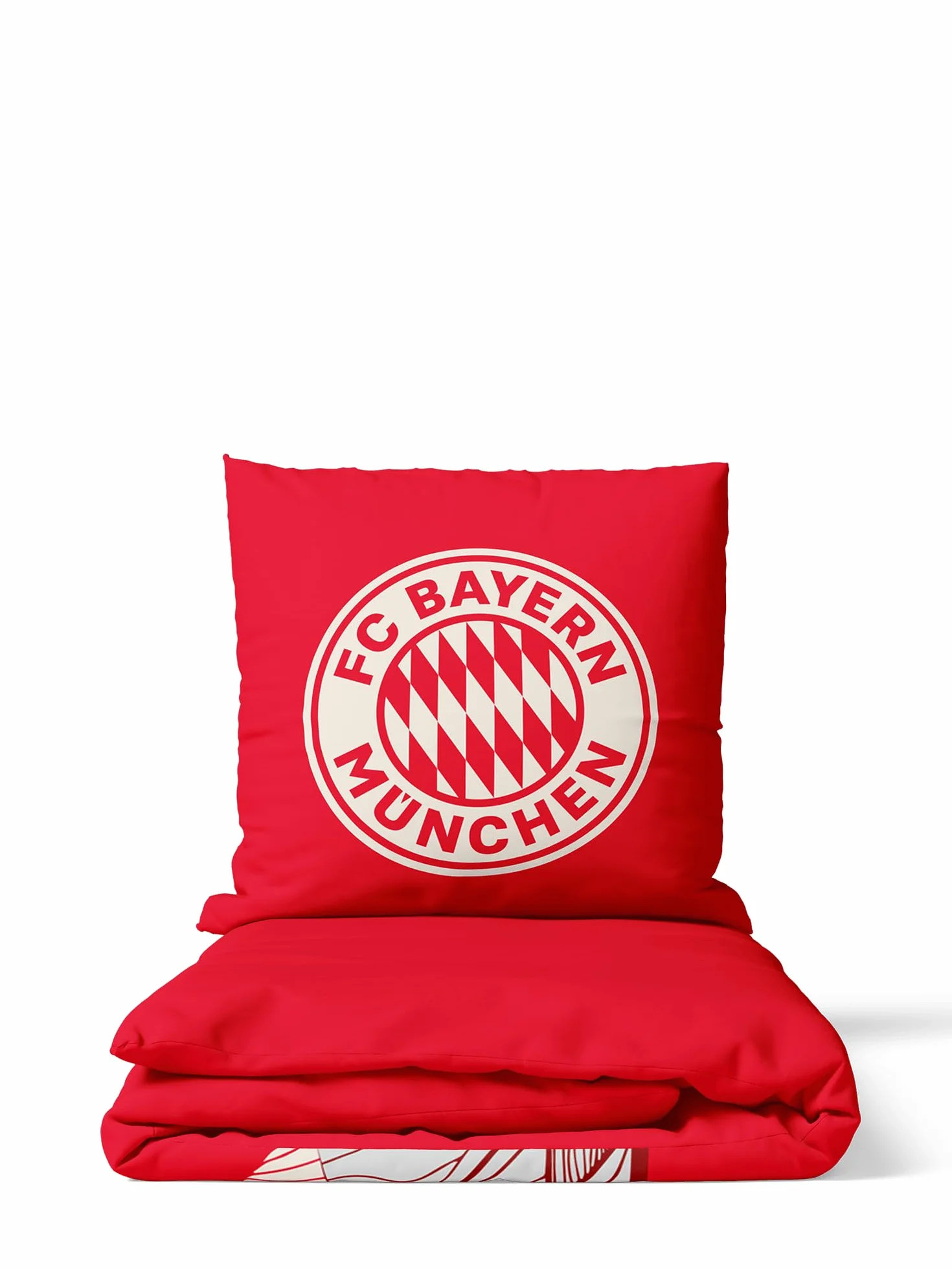 FC Bayern München Biancheria da Letto Rosso Cotone Autumn Collection
