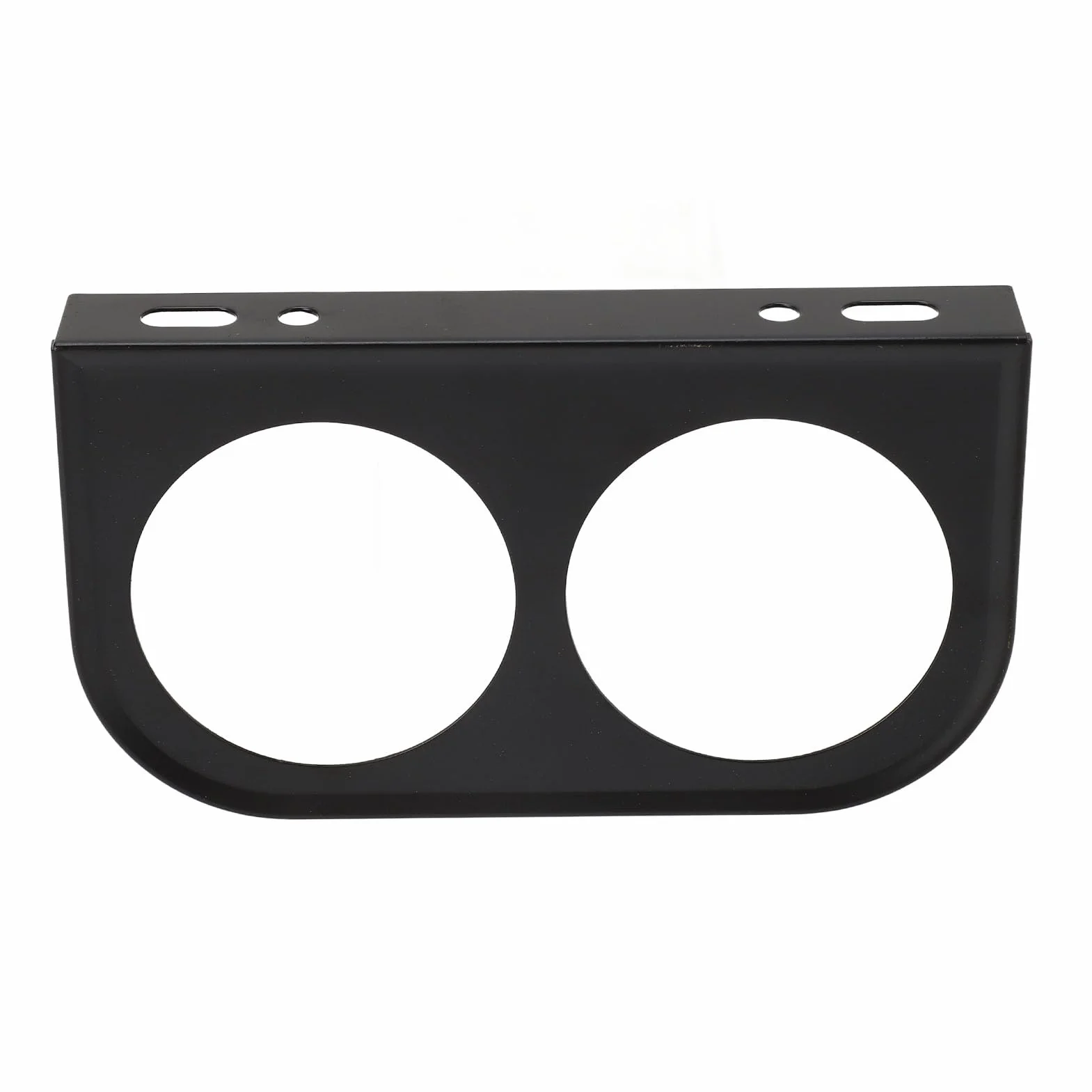 Fydun Pannello Indicatore a 2 Fori Staffa Portastrumenti per Montaggio su Misuratore per Auto Universale in Metallo Dash Pod 2 Pollici 52MM (Black)
