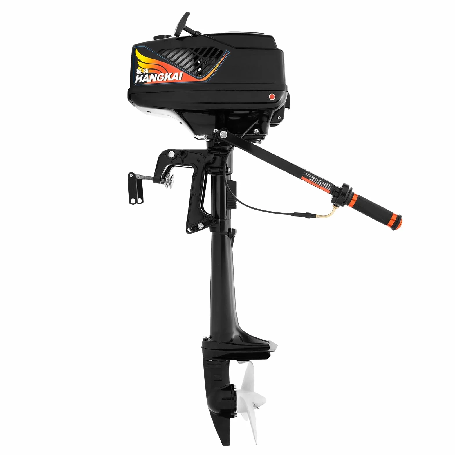 Motore fuoribordo 3,6 HP 2 tempi 55 CC albero corto avviamento manuale per barca da pesca kayak gommone