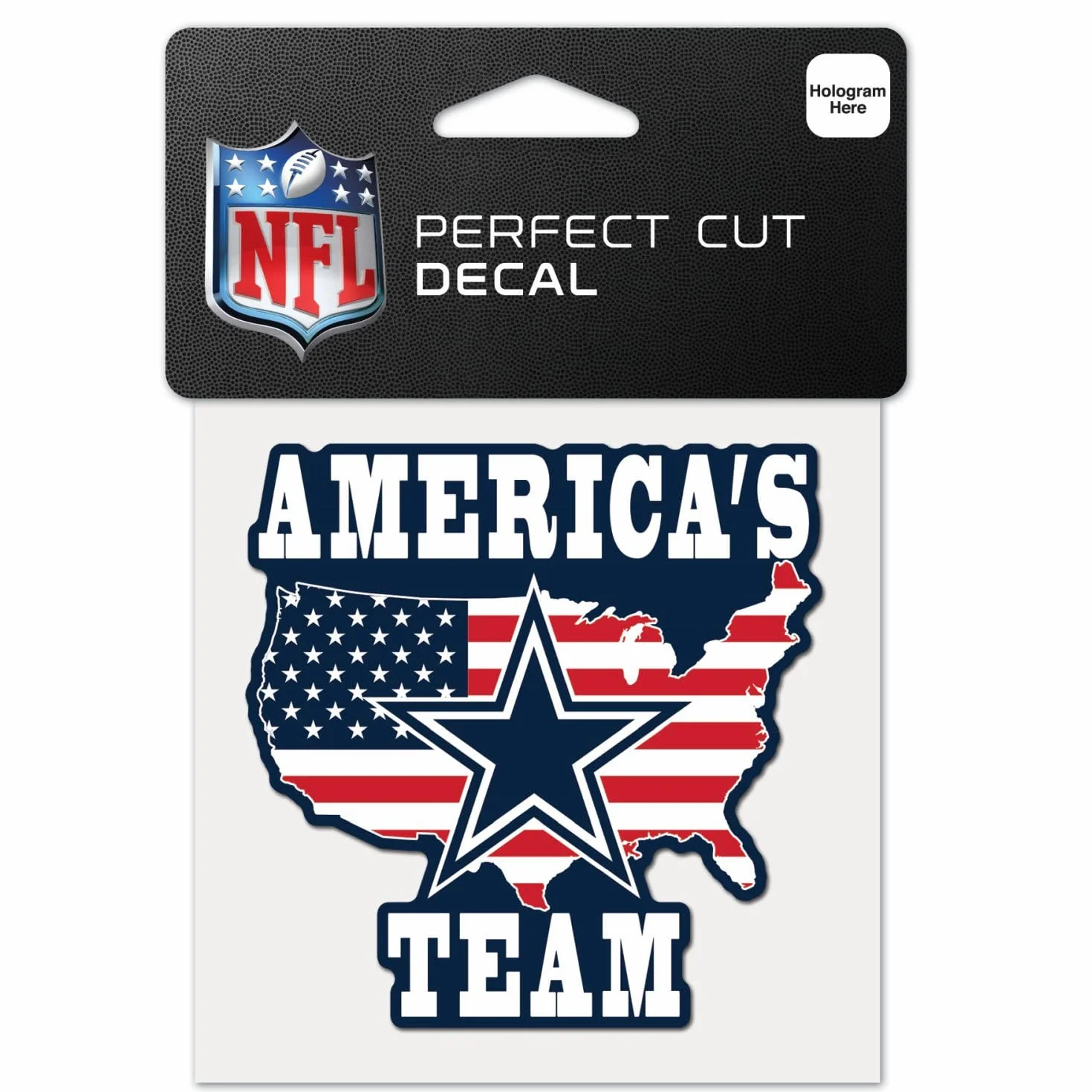 Wincraft Dallas Cowboys Slogan Decalcomania 10,2 x 10,2 cm