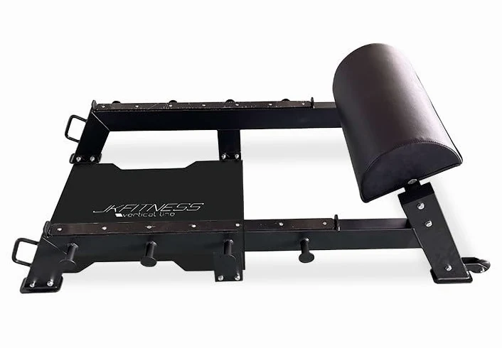 JK FITNESS Panca Professionale Hip Thrust Machine | Macchina per Glutei e Fitness con Supporti Elastici, Cuscino ad Alta Densità e Piastra Antiscivolo, Capacità 350 Kg