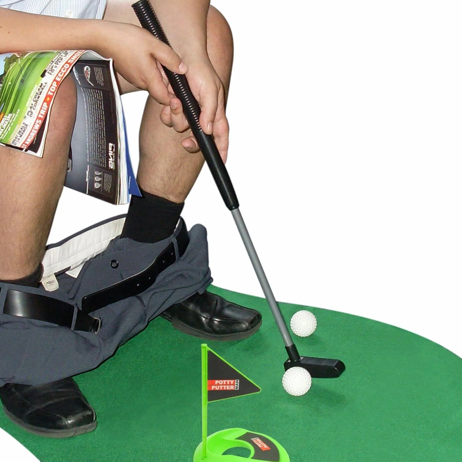 Potty Putter Tappetino Mini-Golf per WC