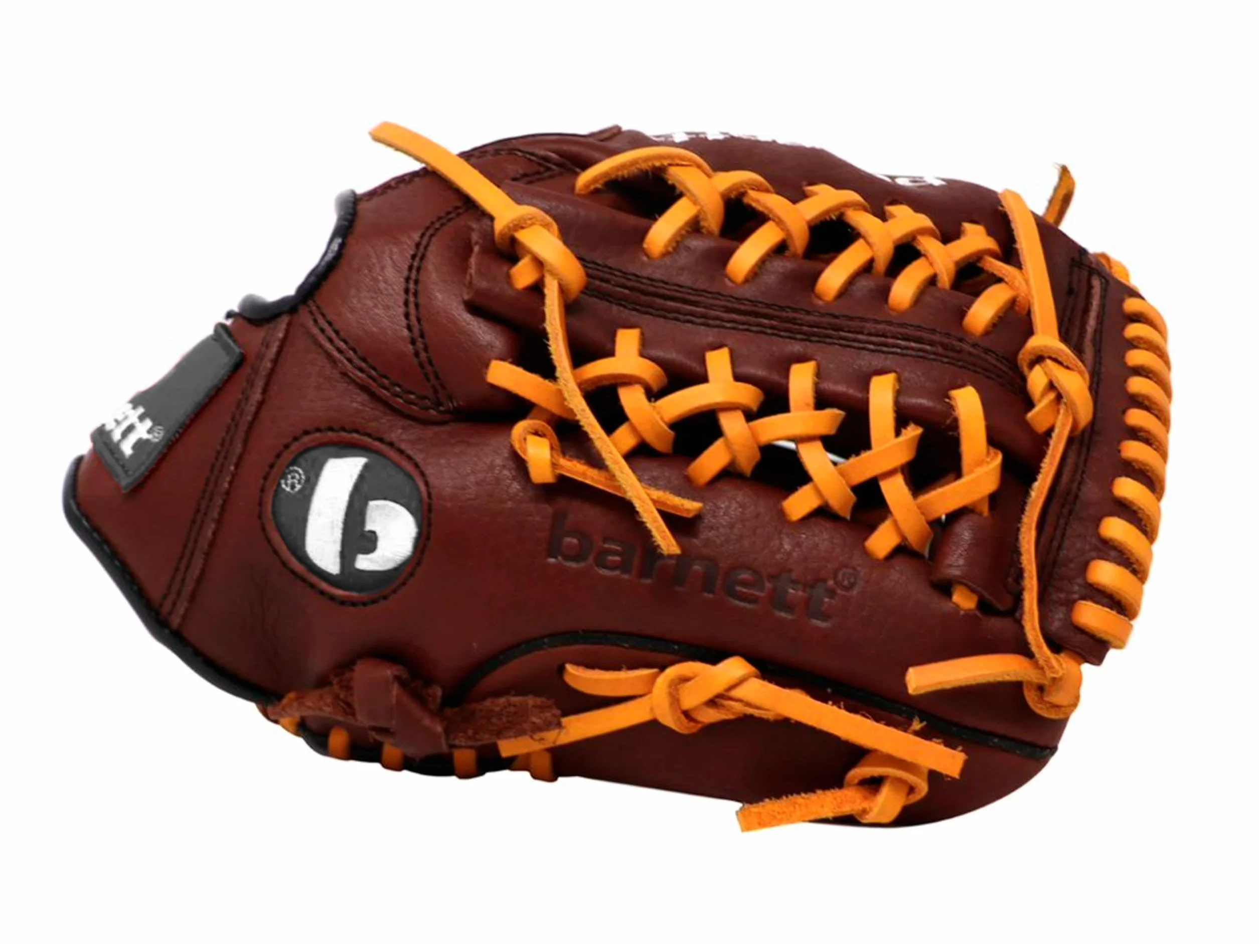 Barnett GL-115 Competition Baseball Glove, Infield,11.5', Brown