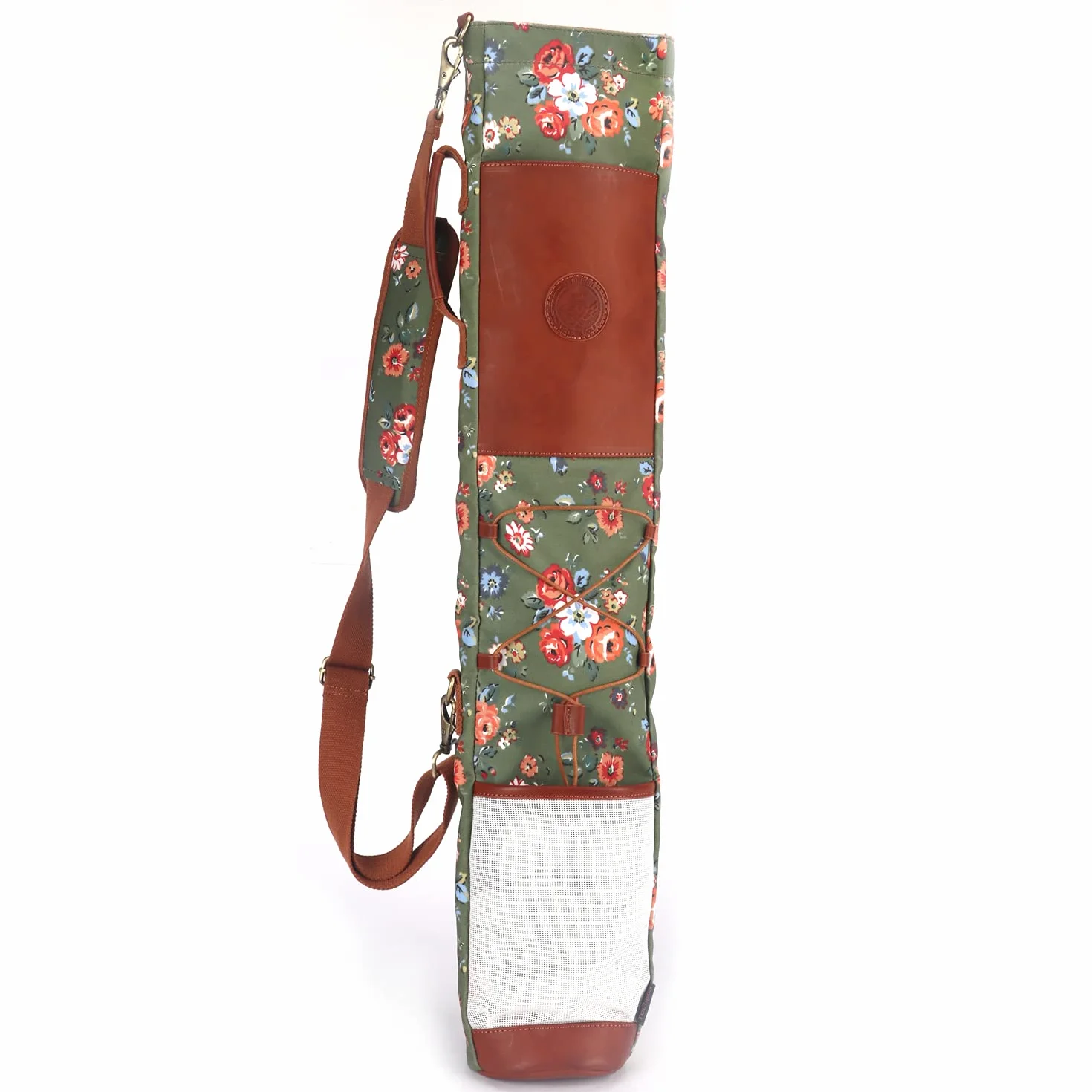 Tourbon Borsa da golf da donna in tela impermeabile pelle