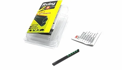 Mirino caccia fibra ottica verde Ruby