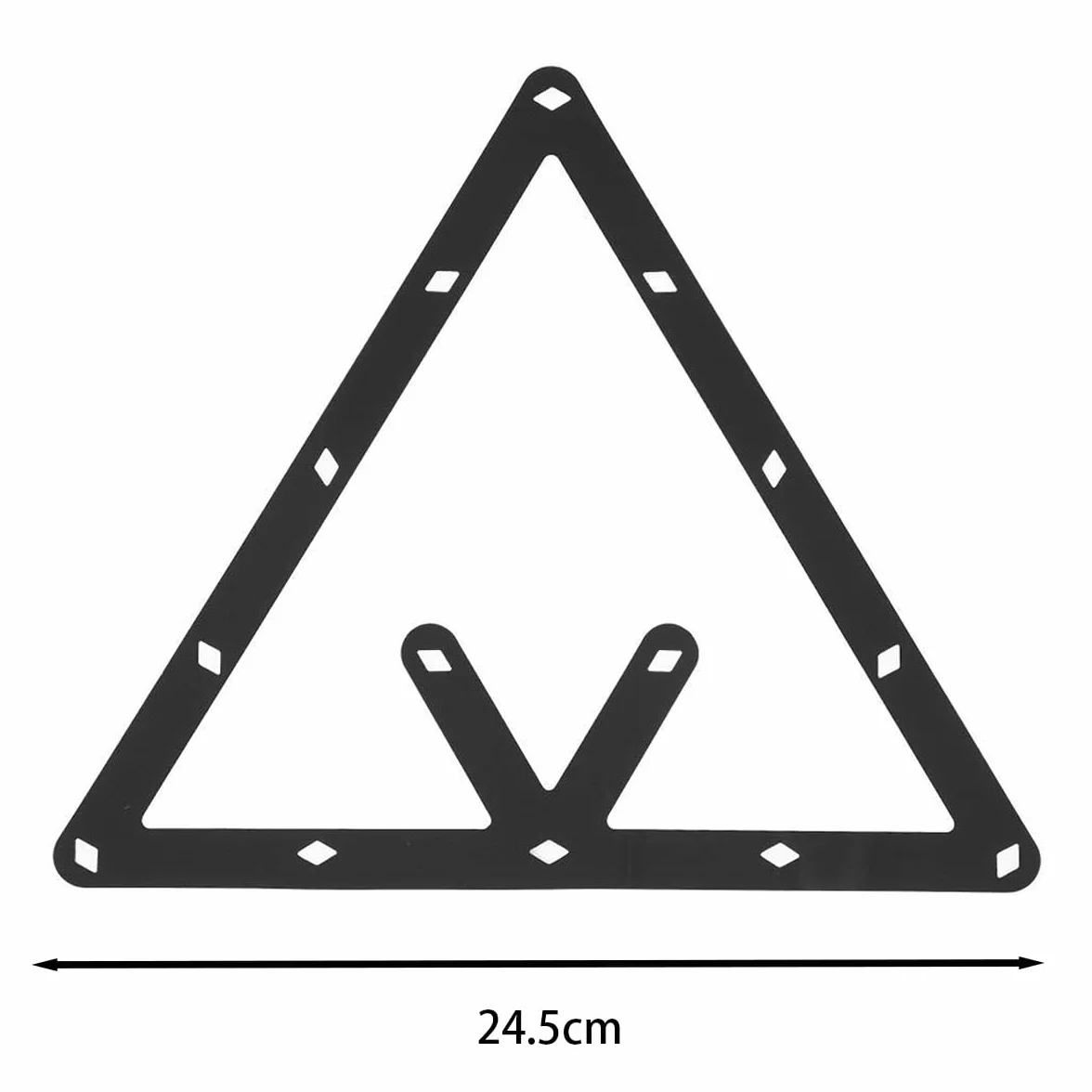 Magic Rack PRO Set da 6 Triangoli da Biliardo Preciso Durevole 8 9 10 Palle