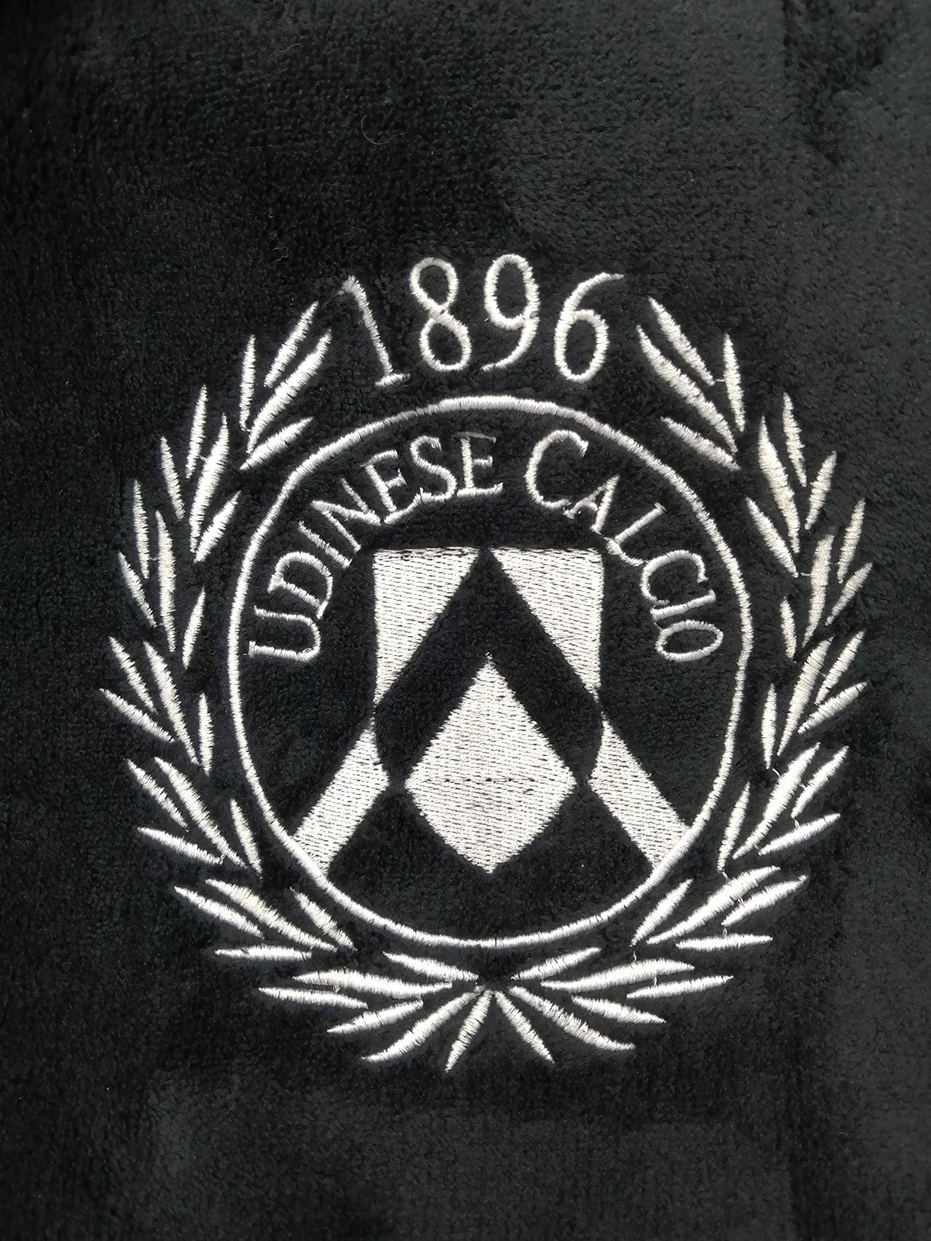 Udinese Calcio 1896 Prodotto Ufficiale Coperta Plaid Nero, taglia unica