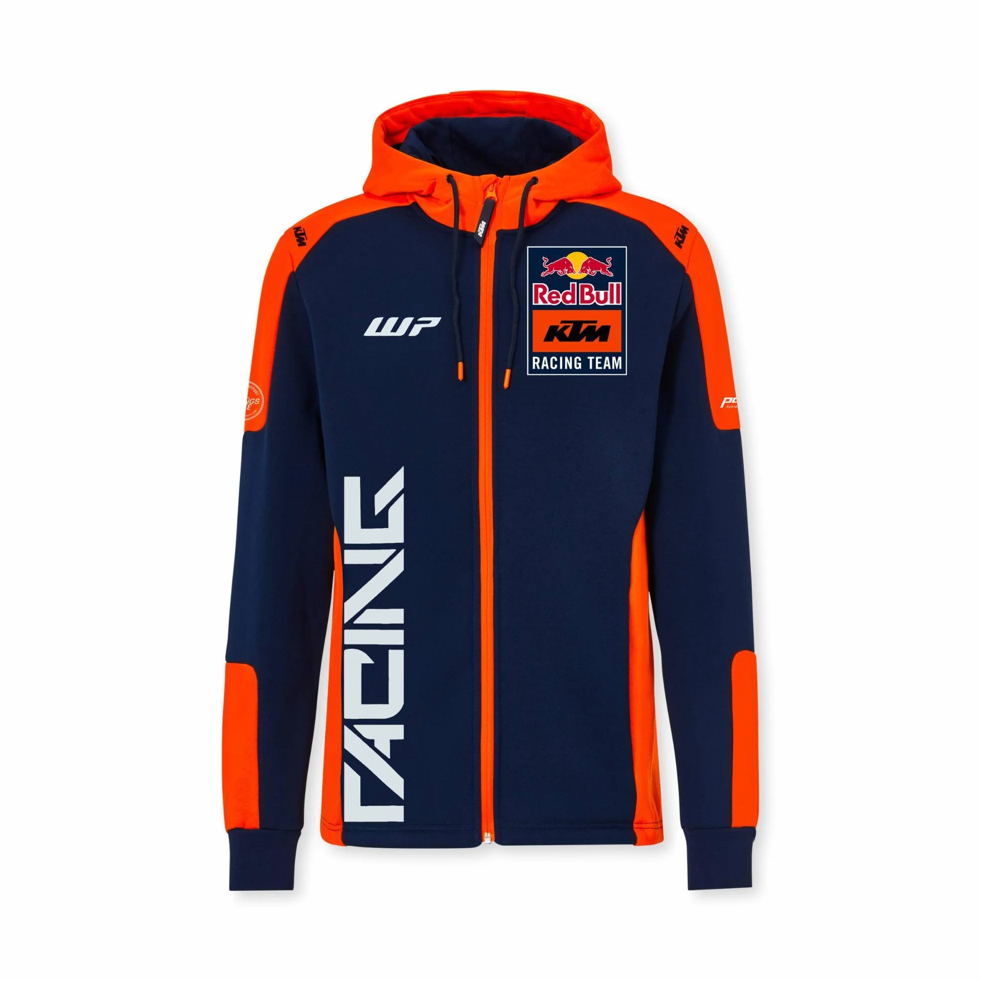 Red Bull Felpa con Cerniera Replica Team KTM Uomo Blu/Arancio Taglia S