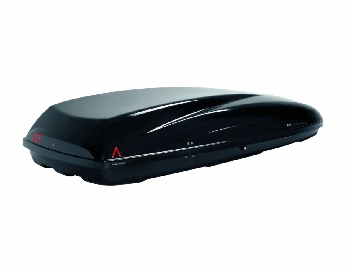 G3 Box per Tetto Auto Helios 480 Unisex Adulto, Nero, Grande