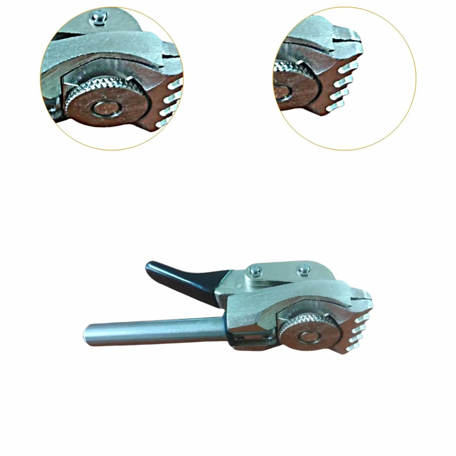 Morsetto Volante per Macchina Incordatrice Badminton Tennis, Morsetto Incordatura Racchetta con Posizionamento 5 Denti, Trama Antiscivolo