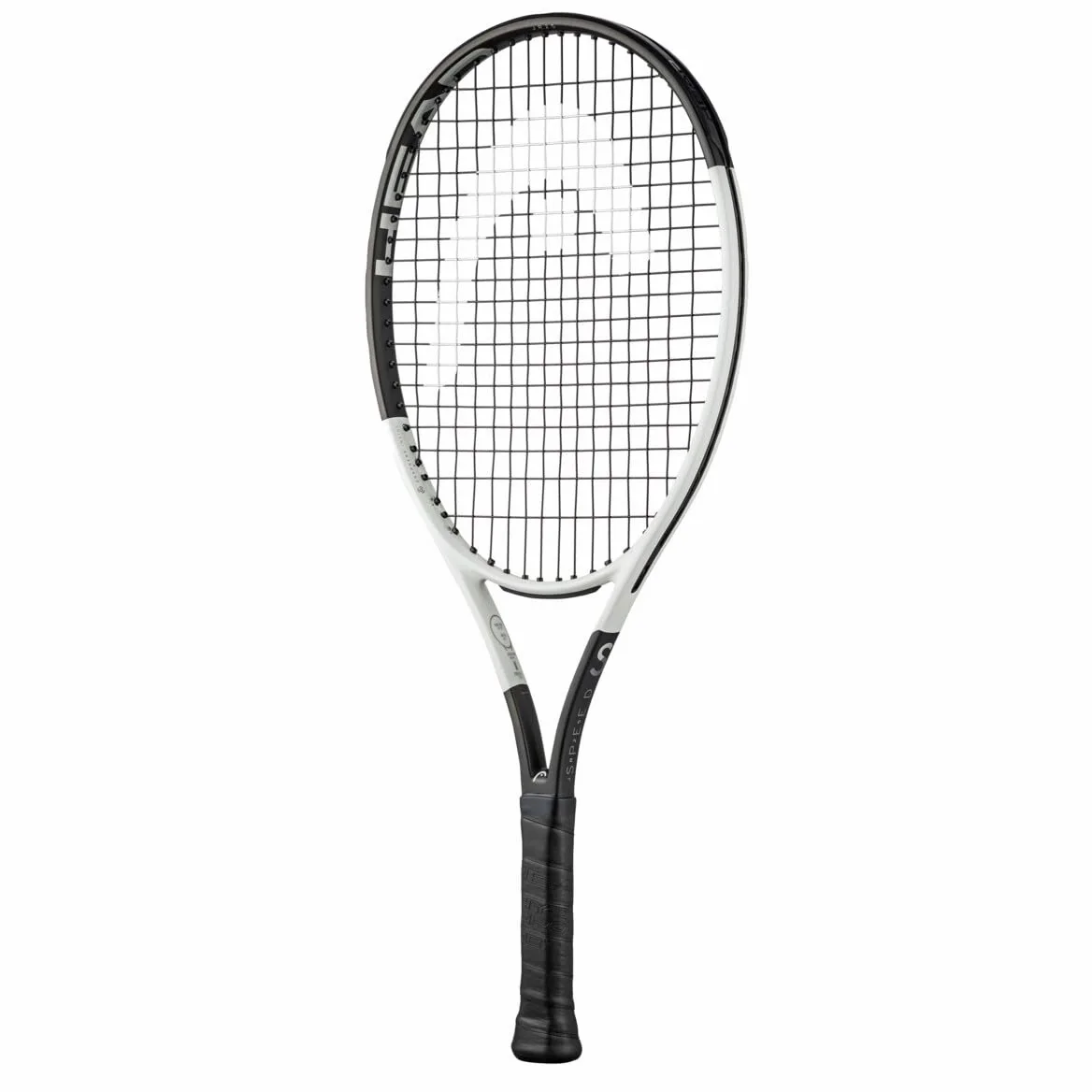 HEAD Youth Speed Jr.25 - Racchetta da tennis unisex, 8-10 anni, colore: Nero/Grigio opaco