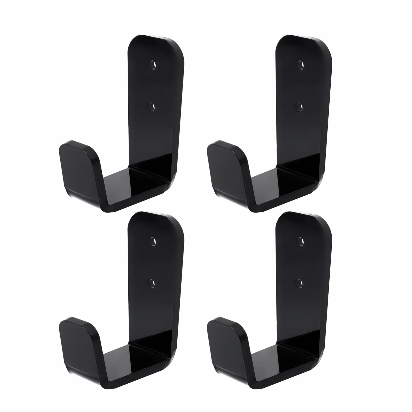 Supporto per racchette da hockey, montato a parete, 4 pezzi, rack per golf