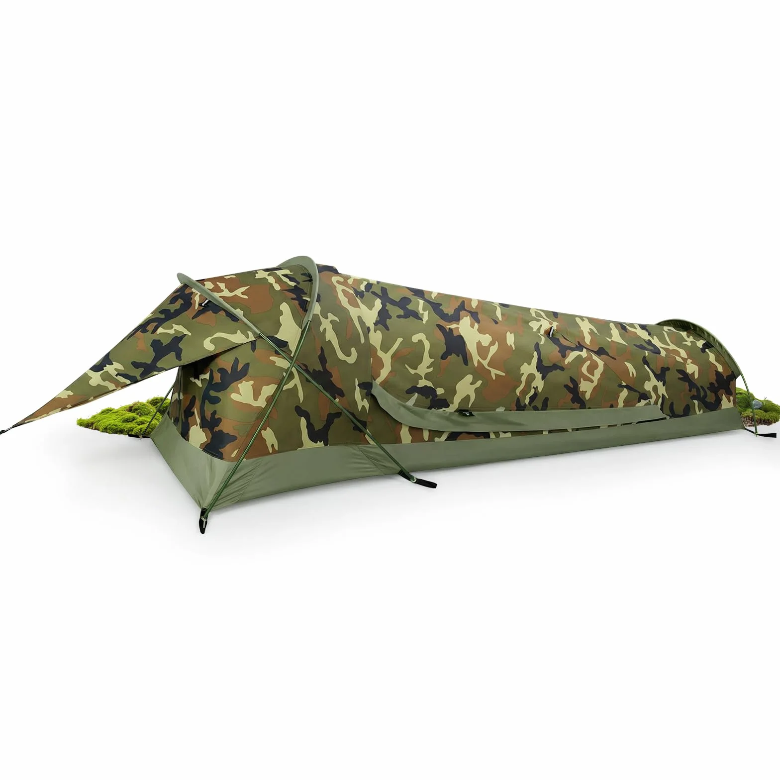 GEERTOP Tenda da campeggio ultraleggera impermeabile per 1 persona verde