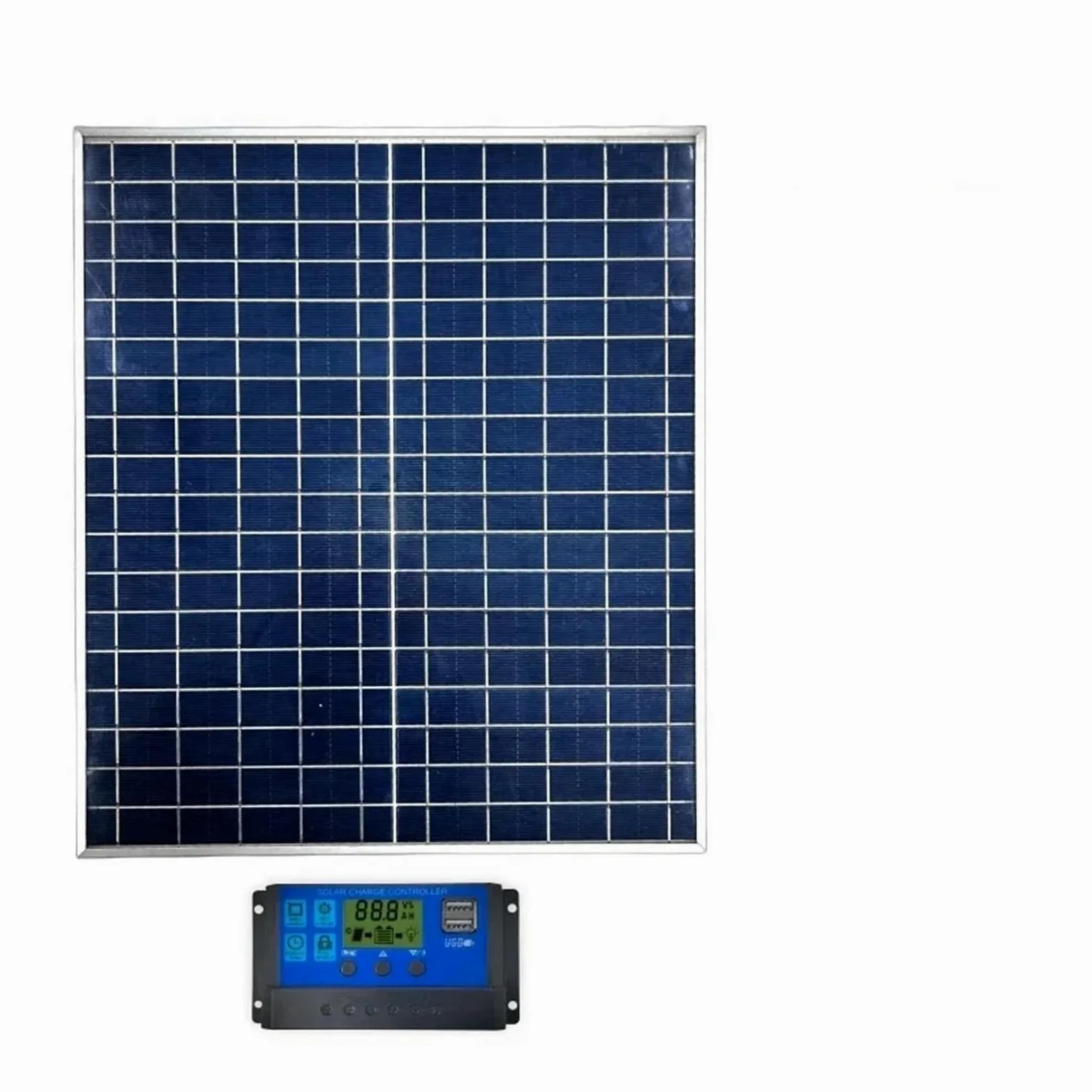 Kit pannello solare fotovoltaico da 1000 W 500 W 12 V Caricatore pannello solare controller 100 A, adatto for batterie veloci in case/campeggio/camper(1PC Controller kiTS)