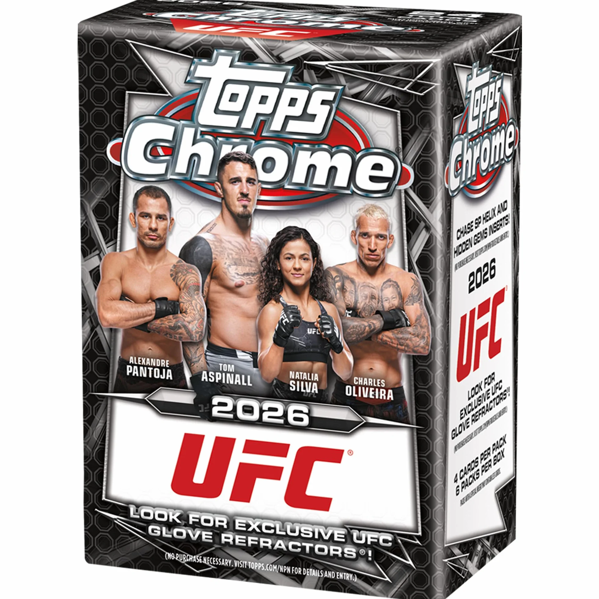 2026 Topps Chrome UFC Value Box – Sigillato in fabbrica