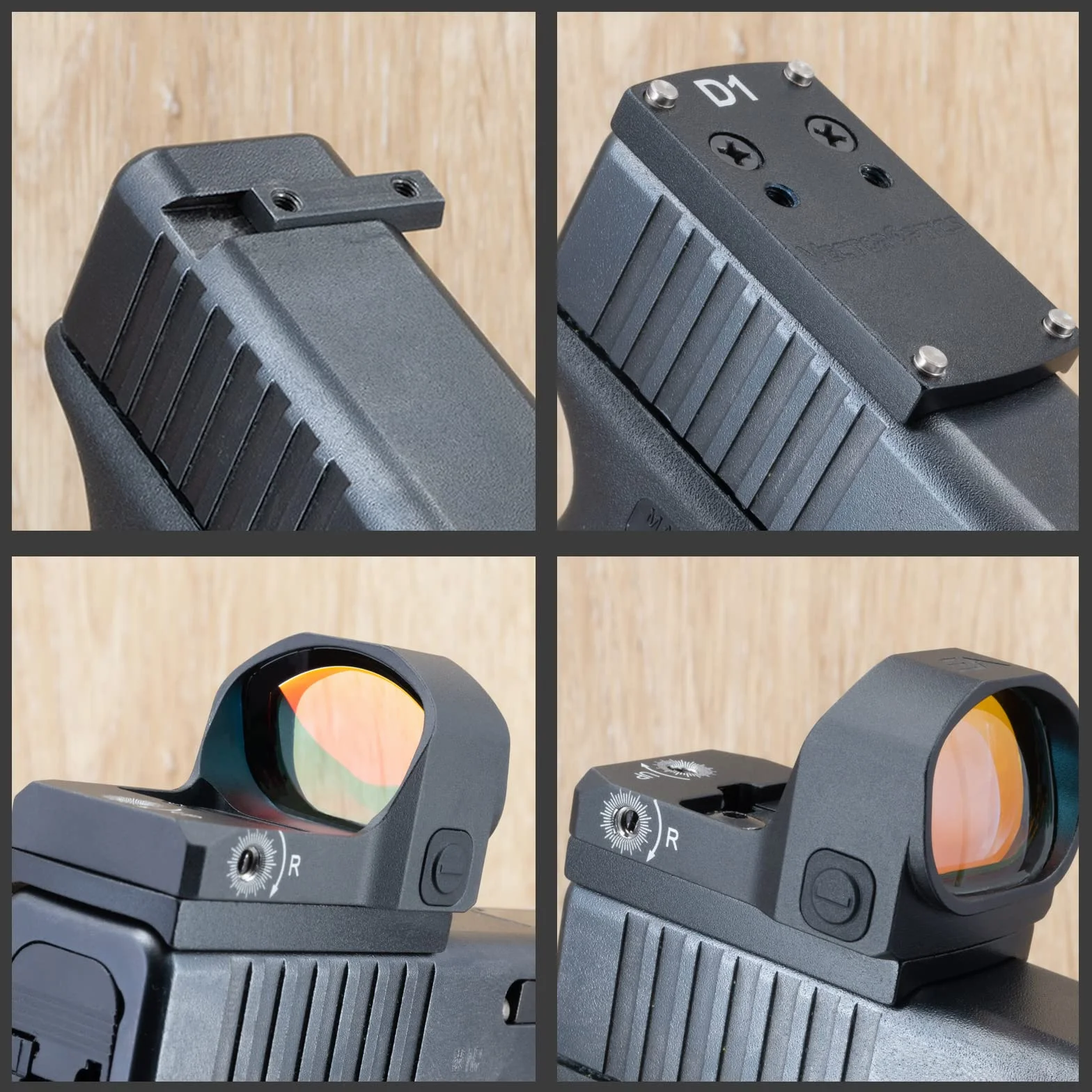 VECTOR OPTICS Red Dot Frenzy 3 MOA 1x20x28 Kit Mirino a Punto Rosso per Pistola Glock