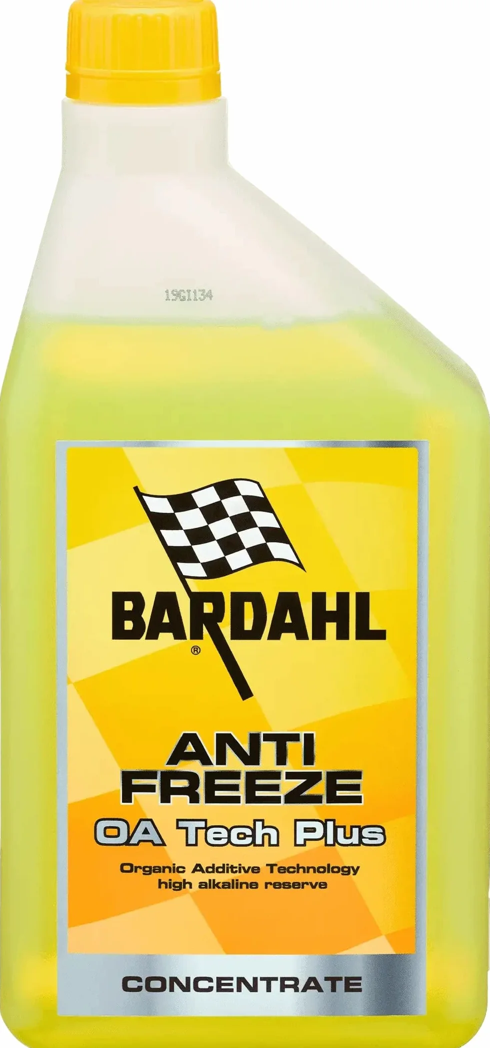 Bardahl - Antifreeze OA Tech Plus Concentrate - Liquido Refrigerante Anticongelante, Liquido Radiatore per Auto, Moto e Veicoli Commerciali con Fluidi Oat, -37°C +108°C, 1 Litro