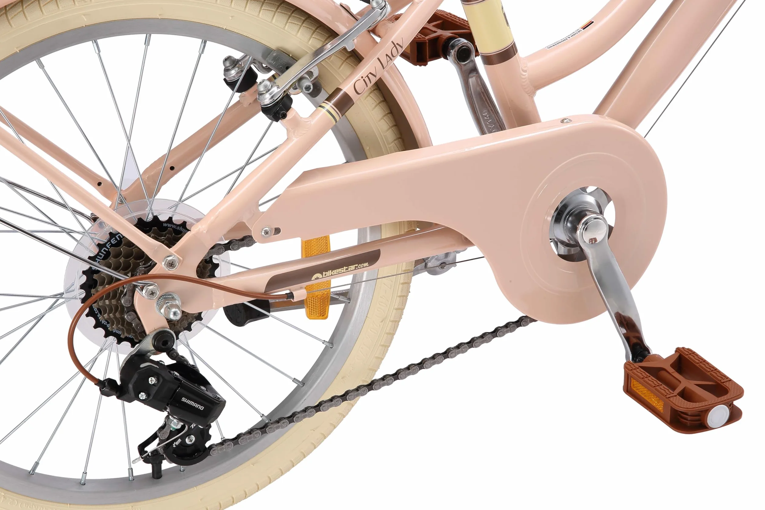 BIKESTAR Bicicletta per bambini in alluminio 20 pollici 7 velocità