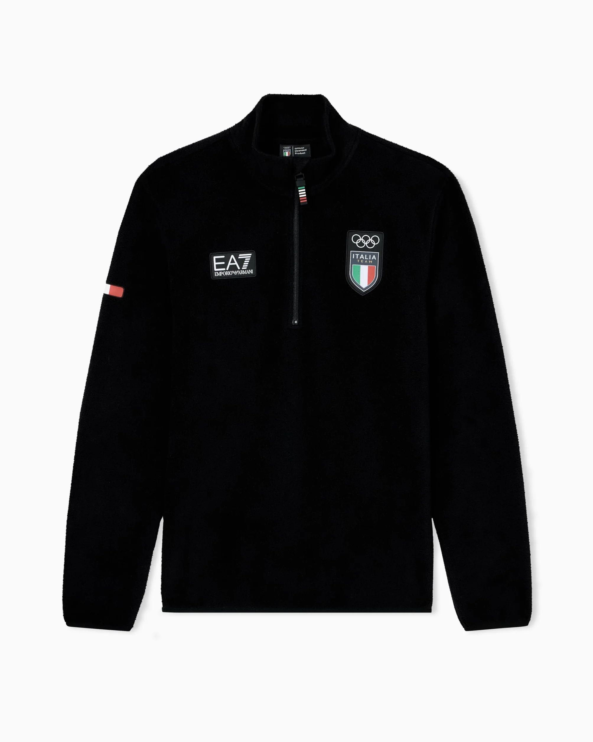 Emporio Armani EA7 Italia Team Olimpiadi 2026 Polar Fleece Pile tecnico da sci Uomo