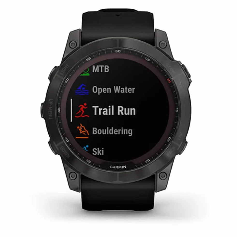 Garmin Fenix 7X Sapphire Solar Grigio Carbonio DLC Titanio Rinnovato
