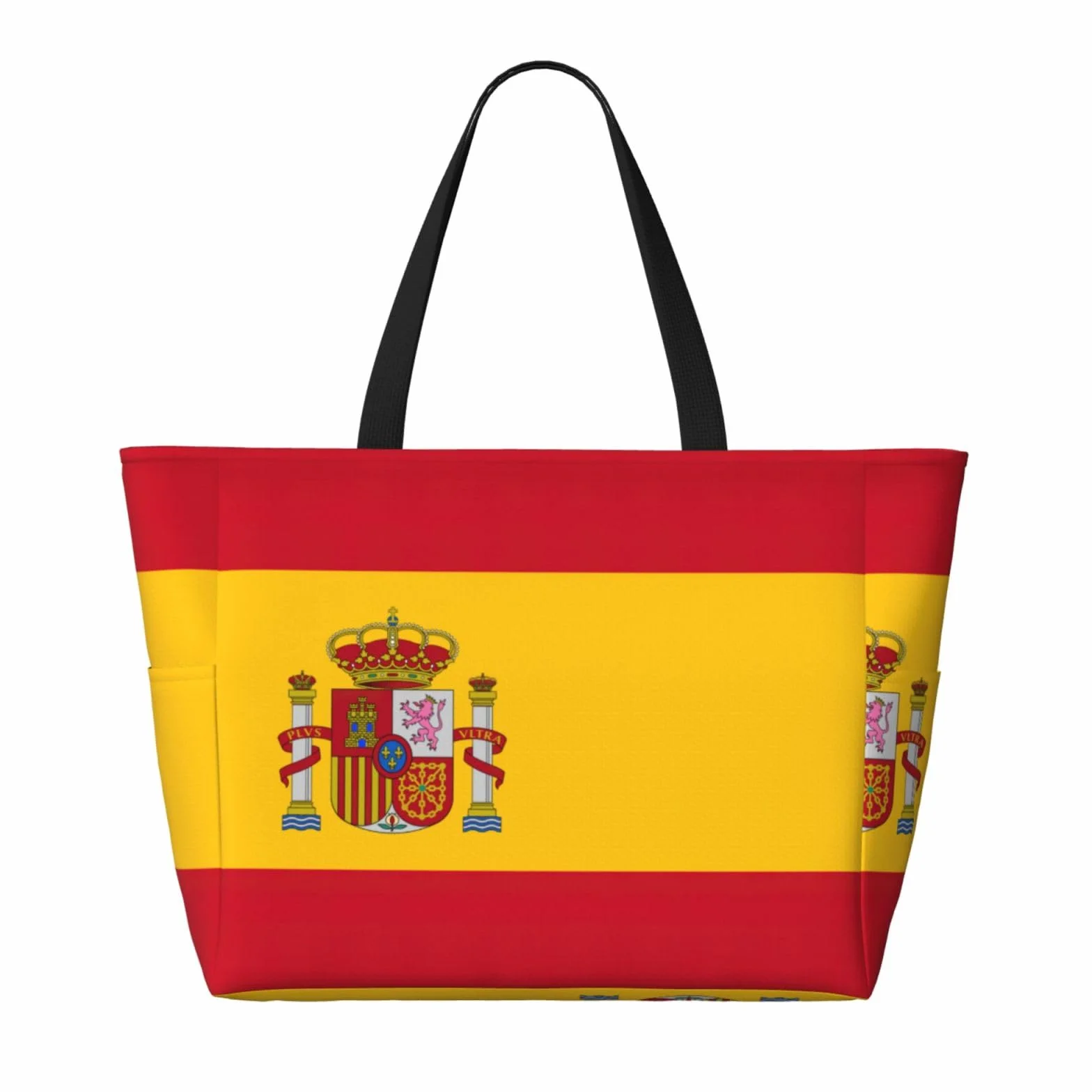 Borsa a tracolla impermeabile palestra bandiera spagnola borsa da viaggio grande