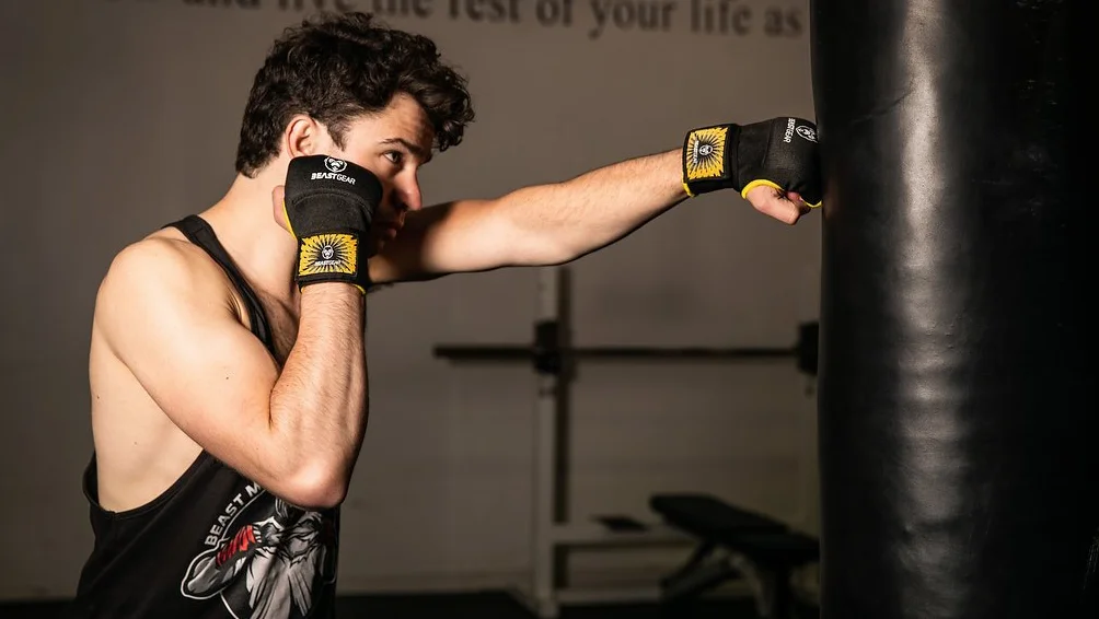 Beast Gear Sottoguanti da Boxe Professionali Antishock – Guanti in Gel per Combat Sport, MMA e Arti Marziali