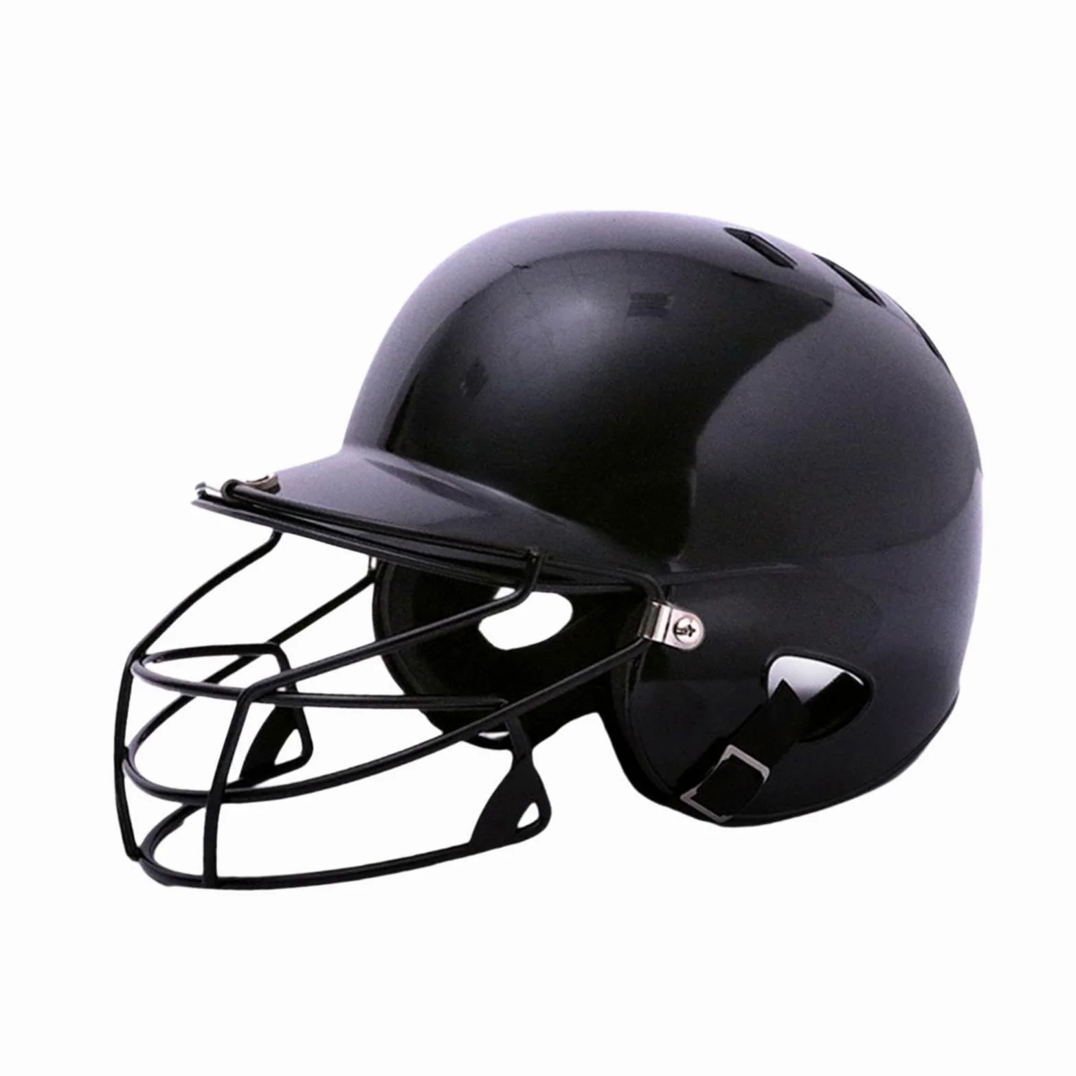 perfk Casco da Taglio da Baseball Casco Softball Casco Comodo Shock per i Bambini con Maschera per Il Viso per la Partita di Allenamento all'aperto
