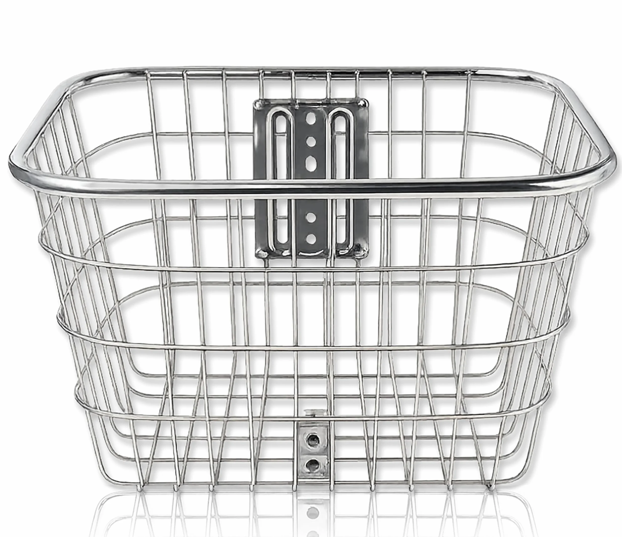 Cestino Bicicletta Anteriore in Metallo 35x27x24 cm Antiruggine IPEA