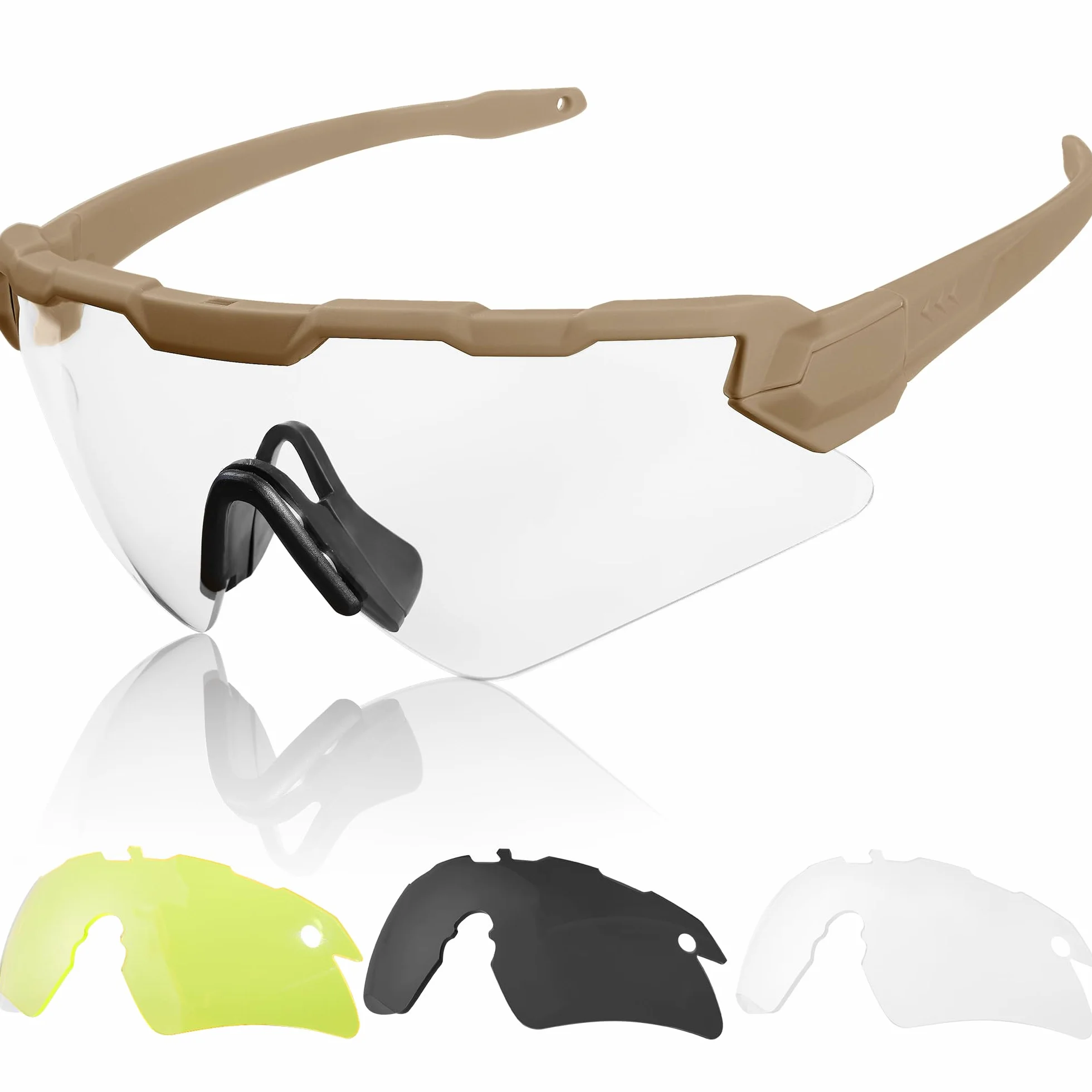 1TG Tactical Occhiali da ciclismo softair tattici sportivi uomo donna paintball caccia