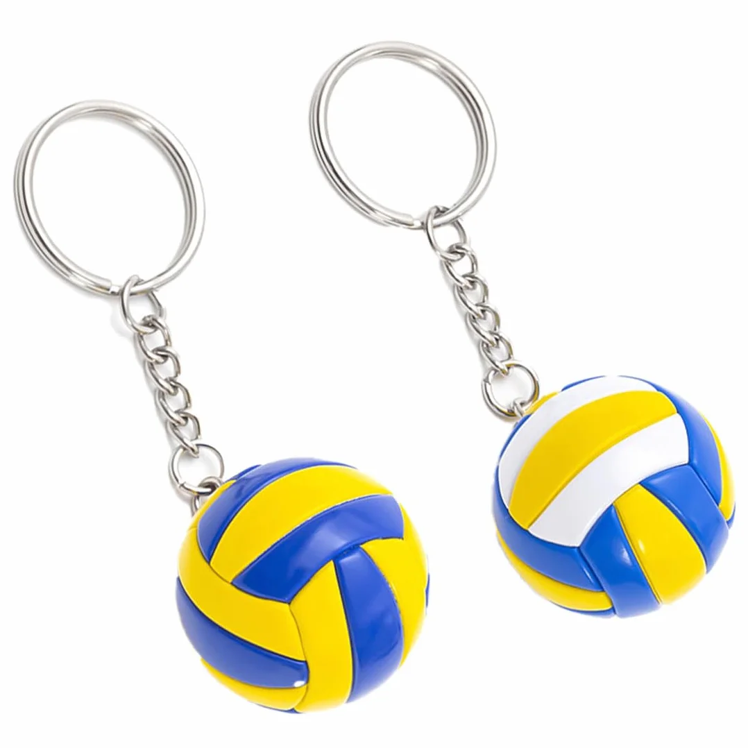 Portachiavi Pallavolo 2 PCS Mini Portachiavi da Basket Sportivo Ciondoli Borse Regali Atleti