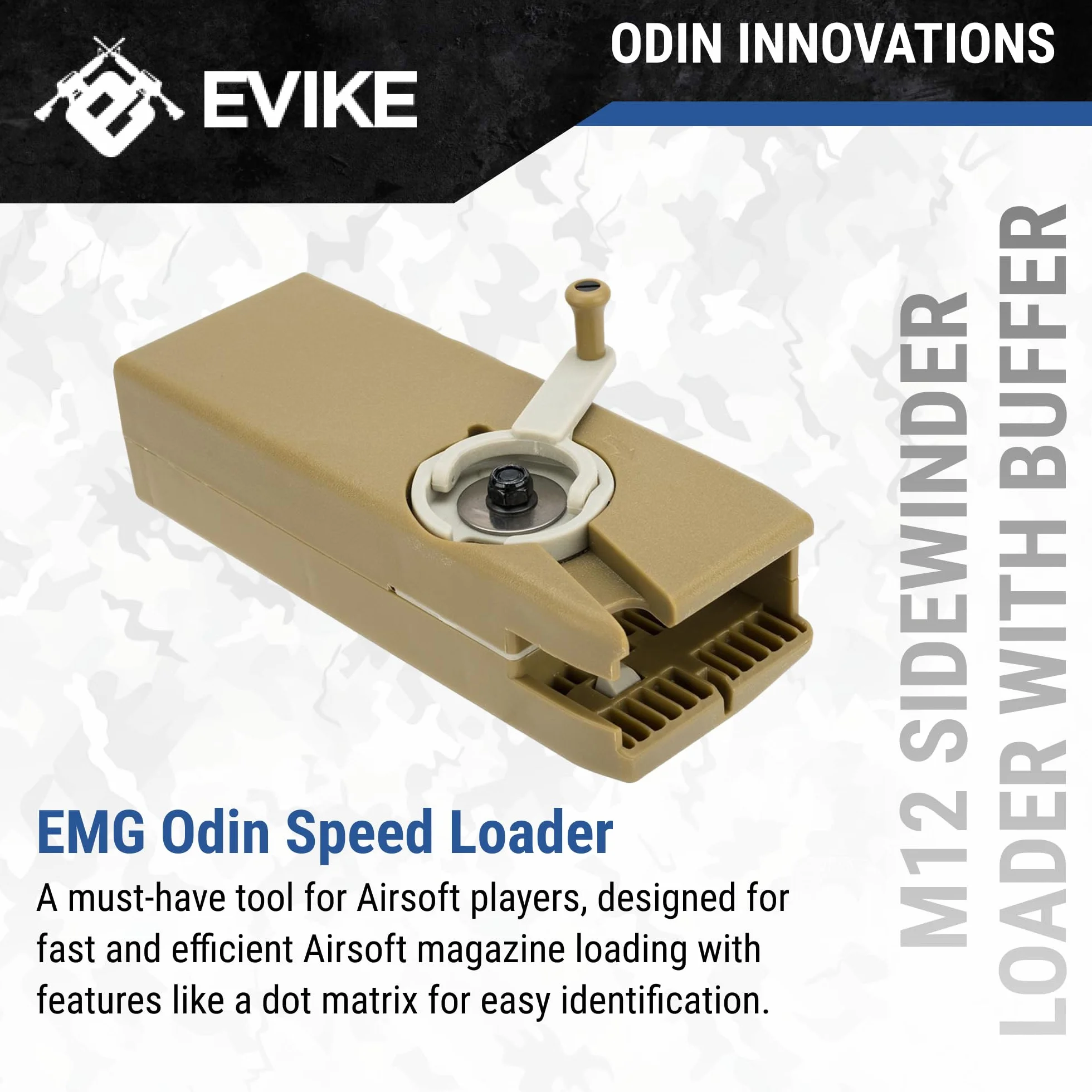 EMG Odin Innovations M12 Sidewinder Speed Loader Dark Earth