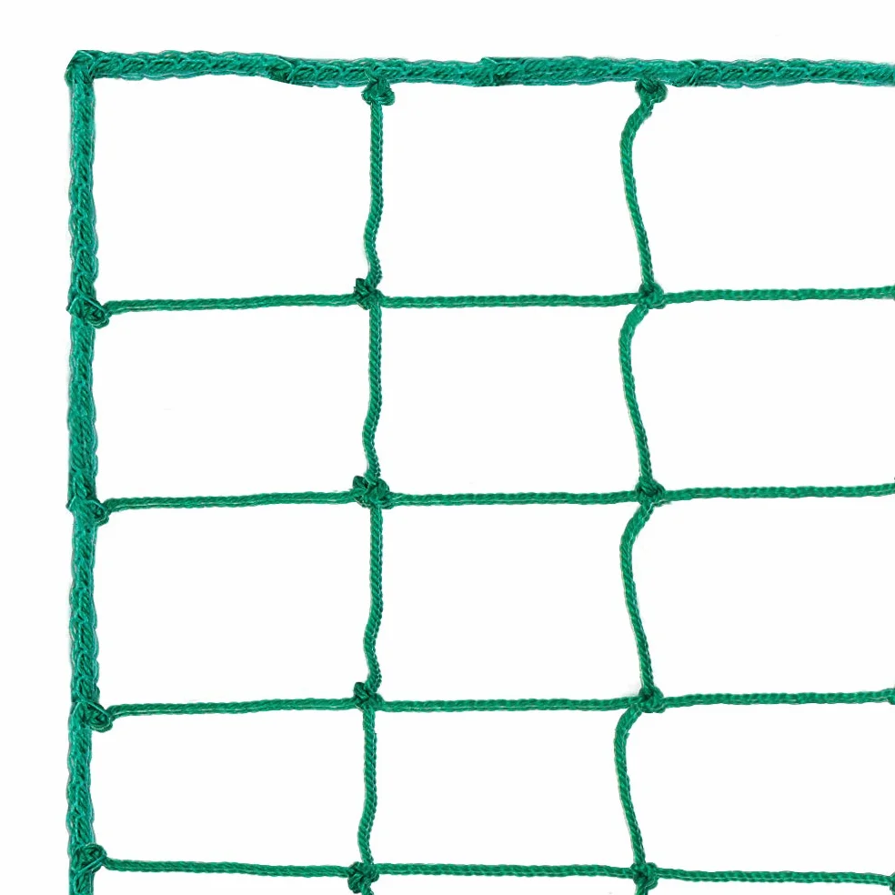 Rete Arresto per Palloni Calcio 3x3M Maglia Quadrata 10x10cm Senza Nodi