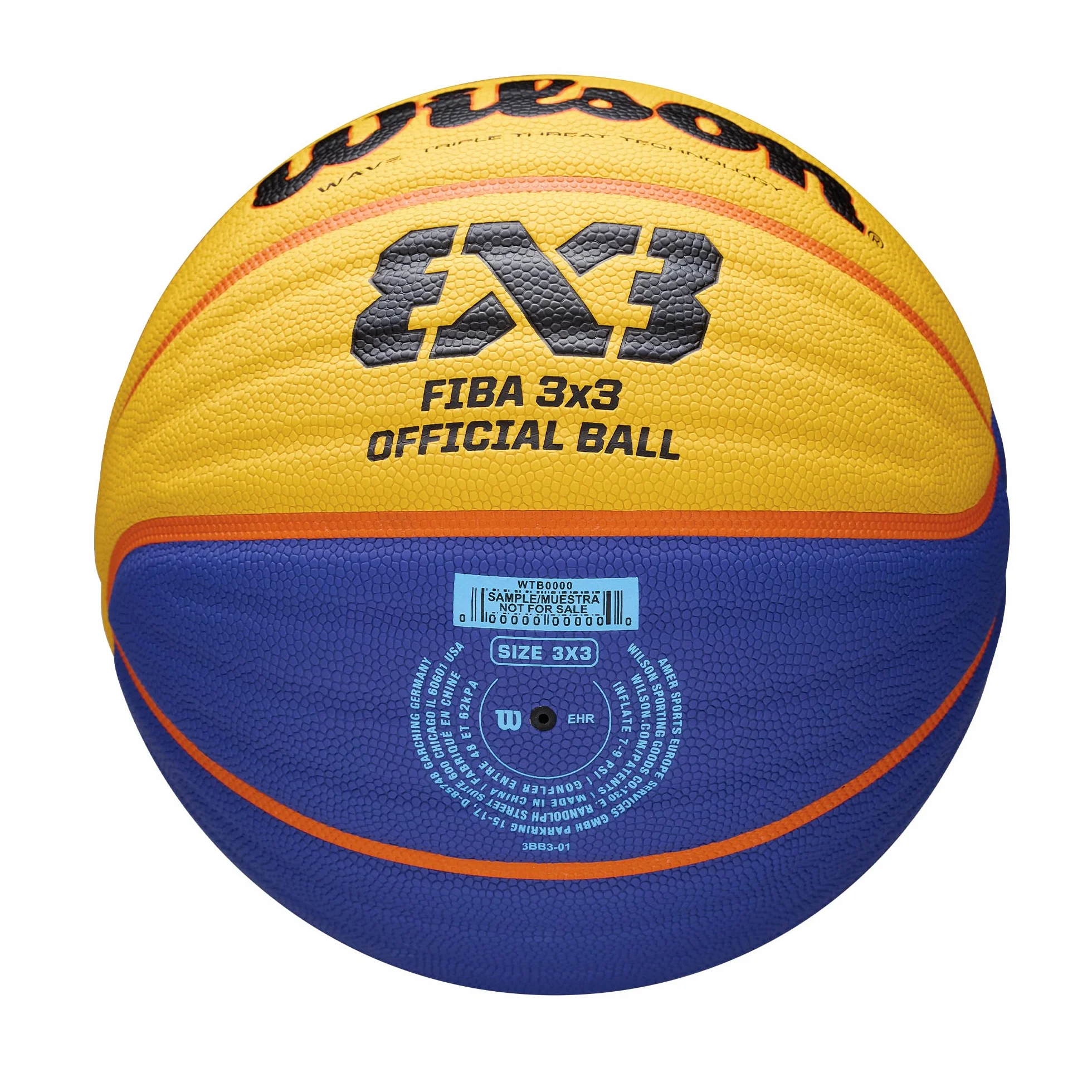 Wilson FIBA 3x3 Pallone da Basket