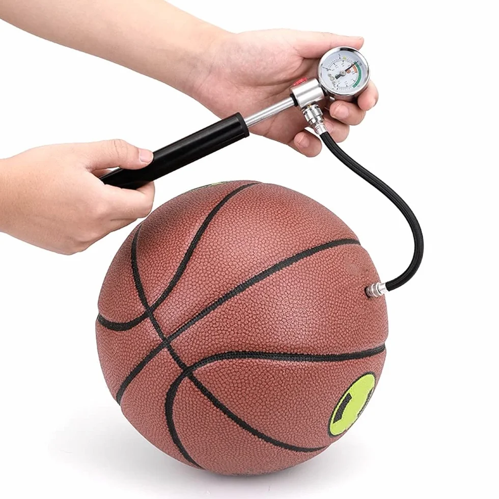 DONGKER Pompa Palloni Mini Pompe Pallacanestro con Manometro