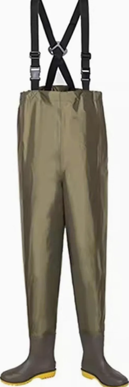 Waders con Bretelle Regolabili, Waders da Caccia e Pesca for Uomo e Donna con Stivali, Waders Impermeabili con Stivaletti(6)