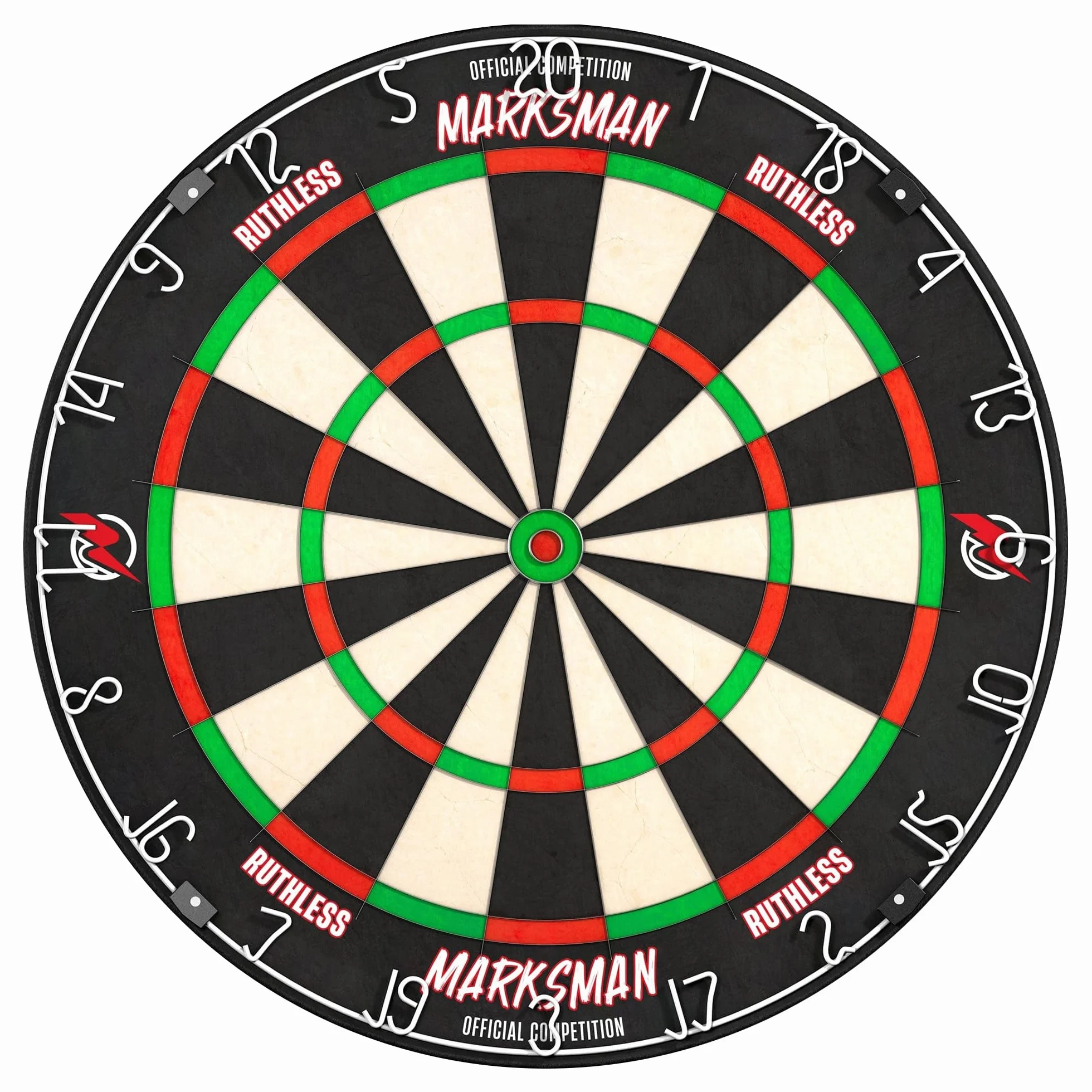 Ruthless Marksman Dart Board Bersaglio professionale ultra sottile in filo di sisal per freccette con punta in acciaio DB072