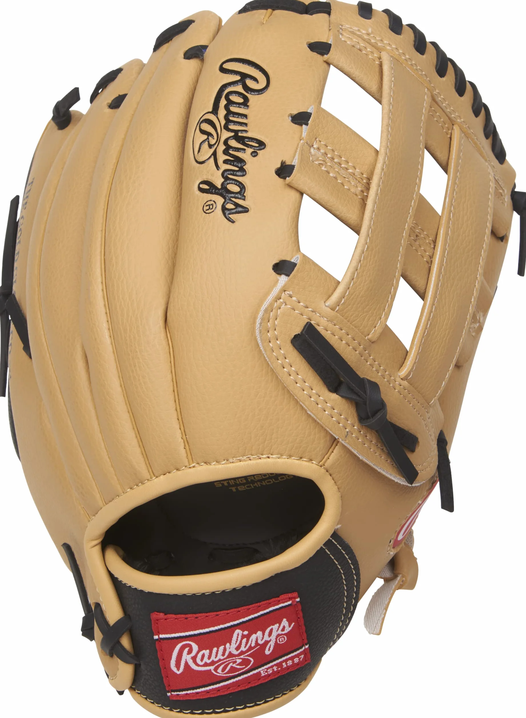Rawlings Guanto da baseball, mano destra, 29,2 cm, multicolore