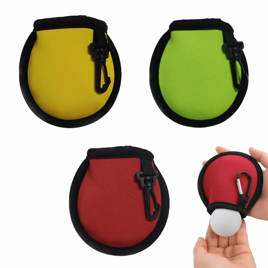 WeddHuis 3 Pezzi Borsa Pulizia Palline da Golf, Accessorio Golf